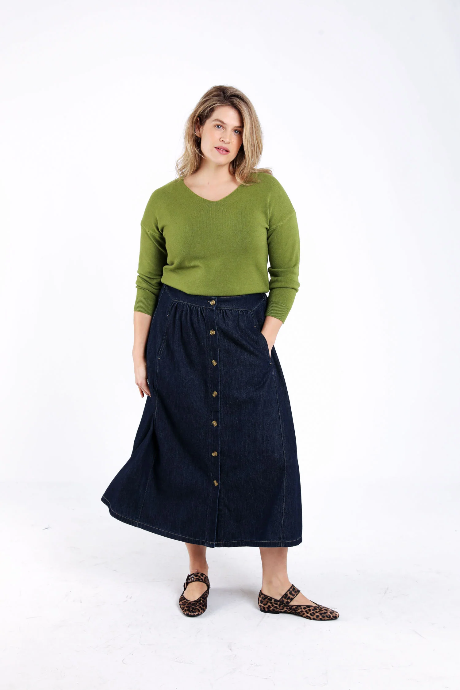 Effen viscose trui - Image 9