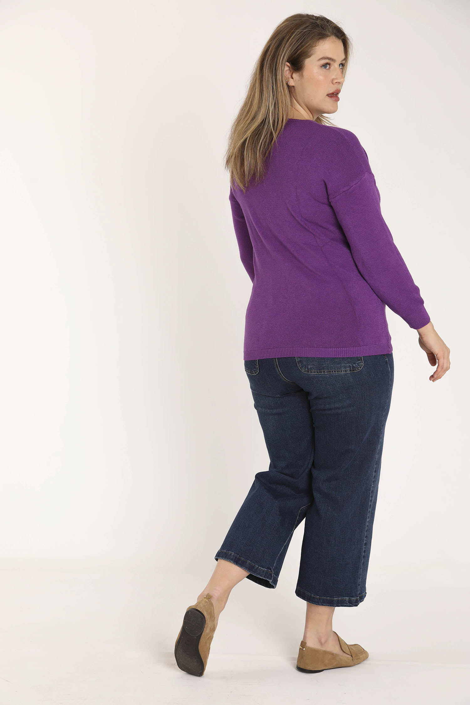 Effen viscose trui - Image 2