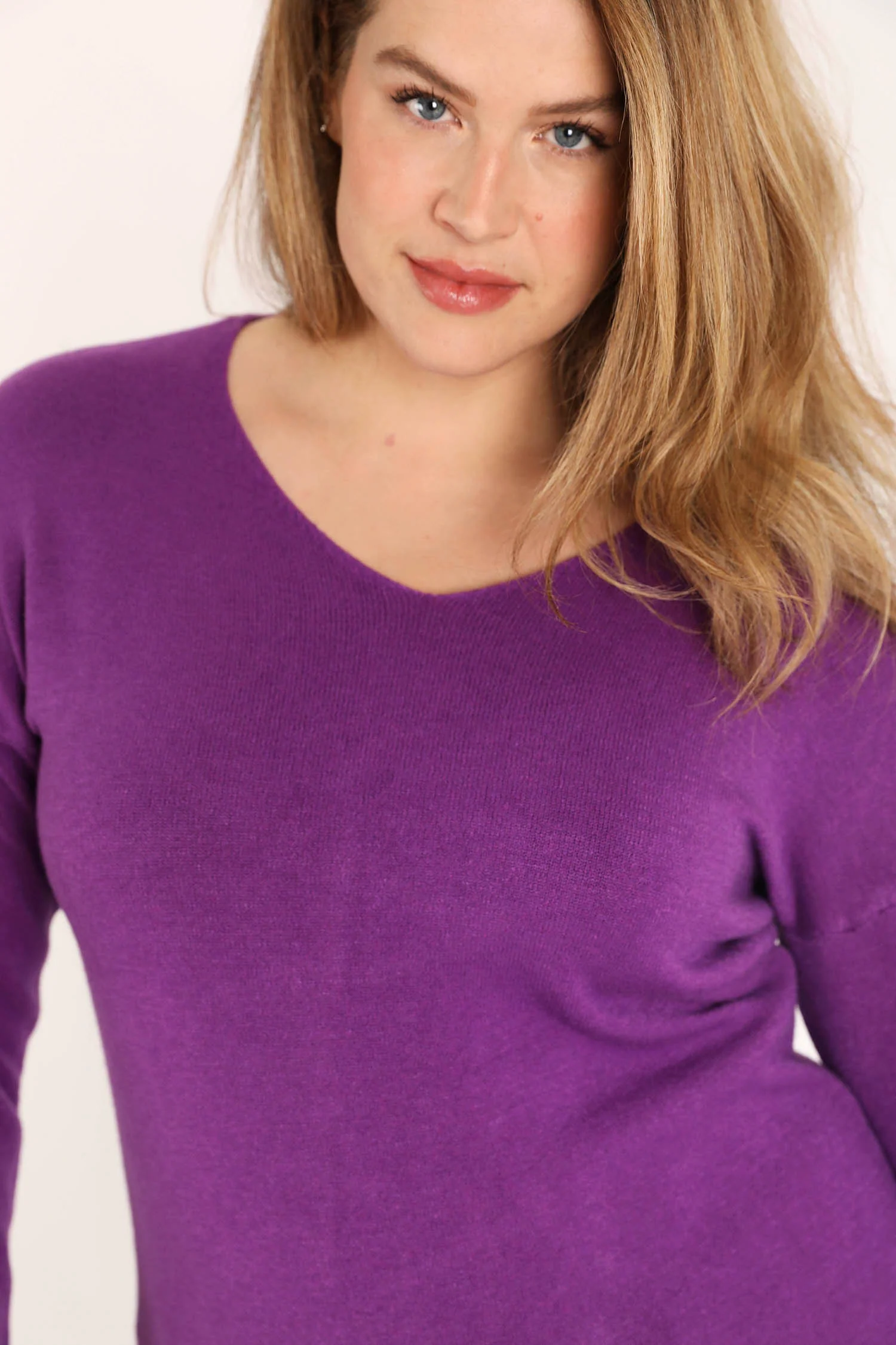Effen viscose trui - Image 5
