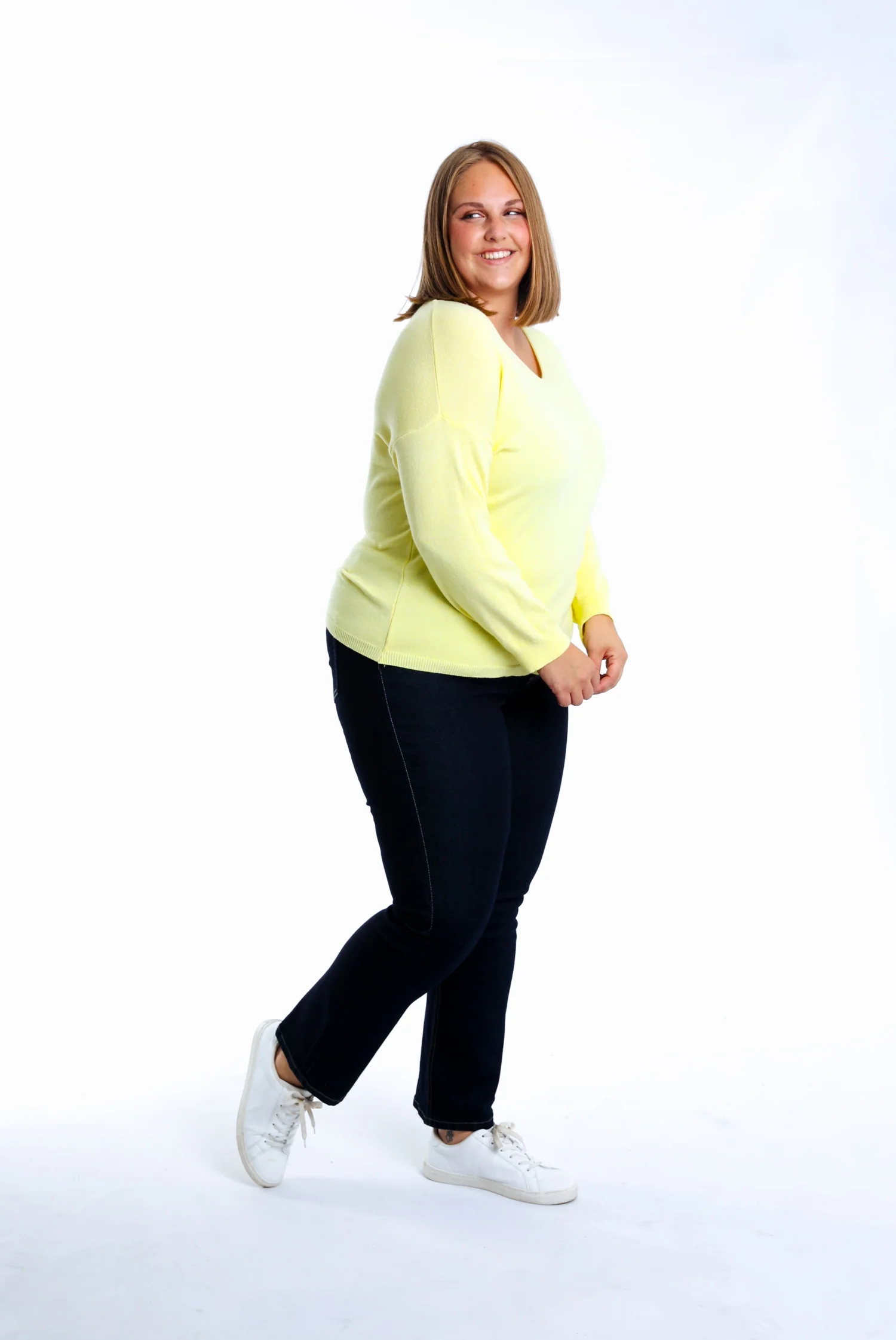 Effen viscose trui - Image 6