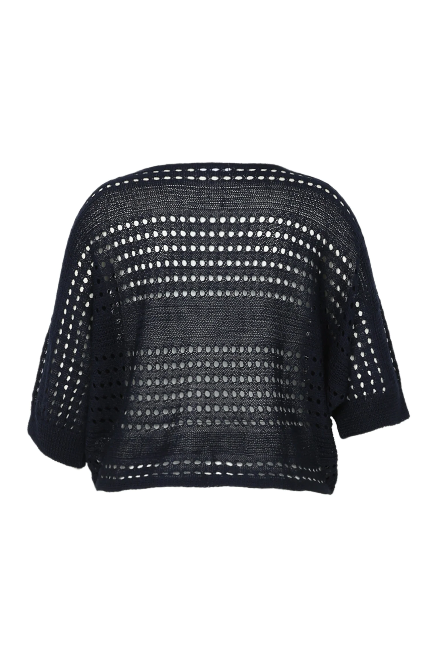 Korte, effen trui in viscose - Image 11