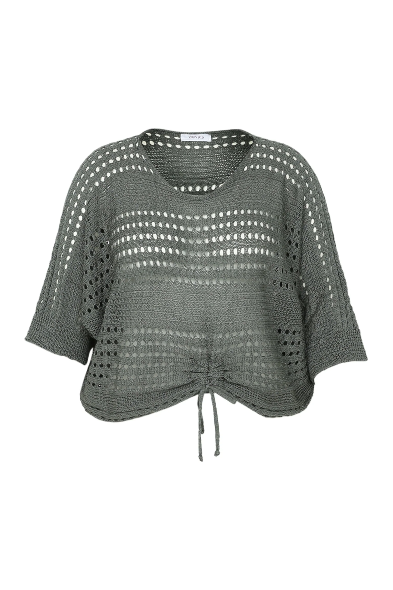 Korte, effen trui in viscose - Image 21