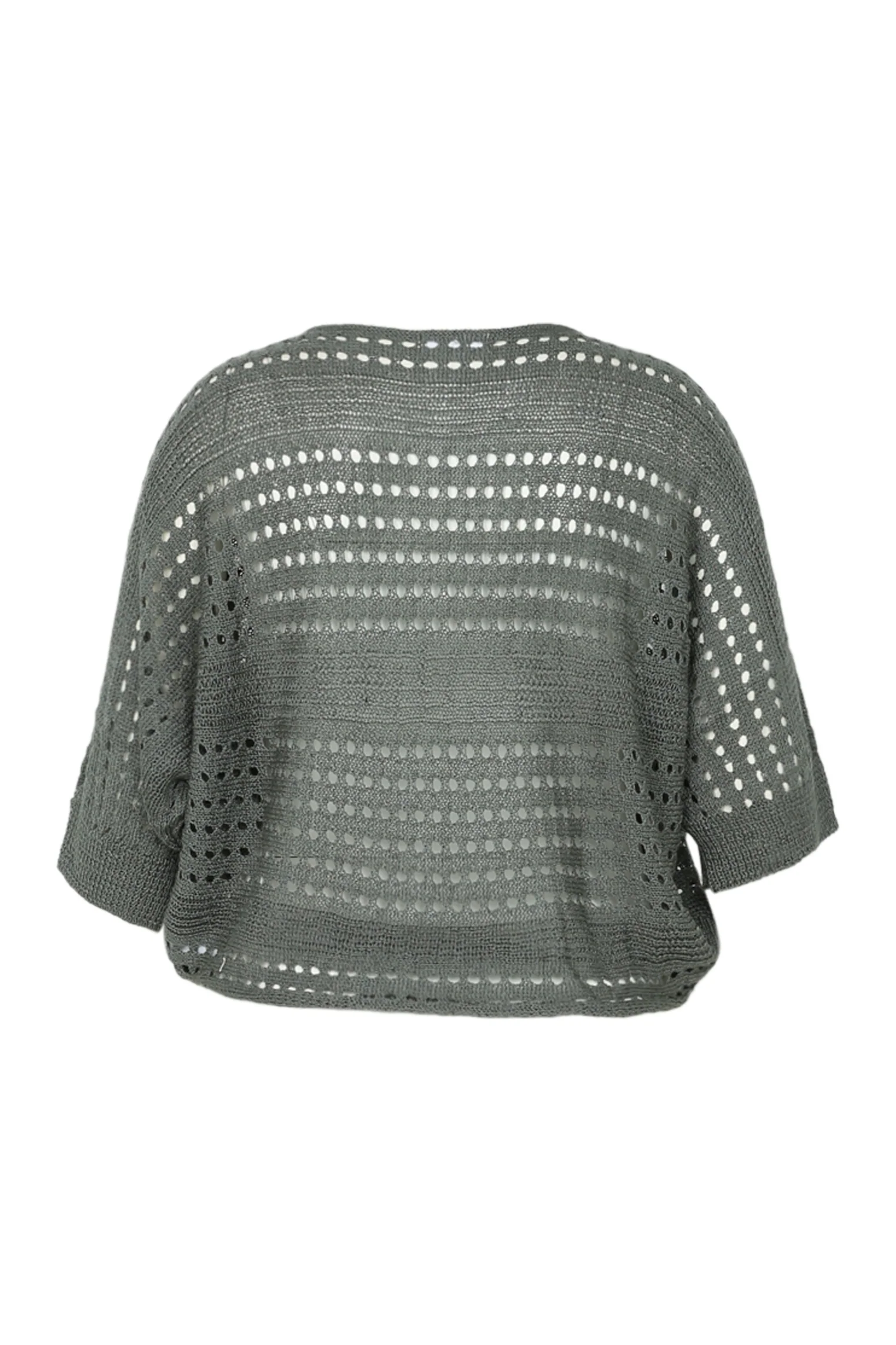 Korte, effen trui in viscose - Image 22