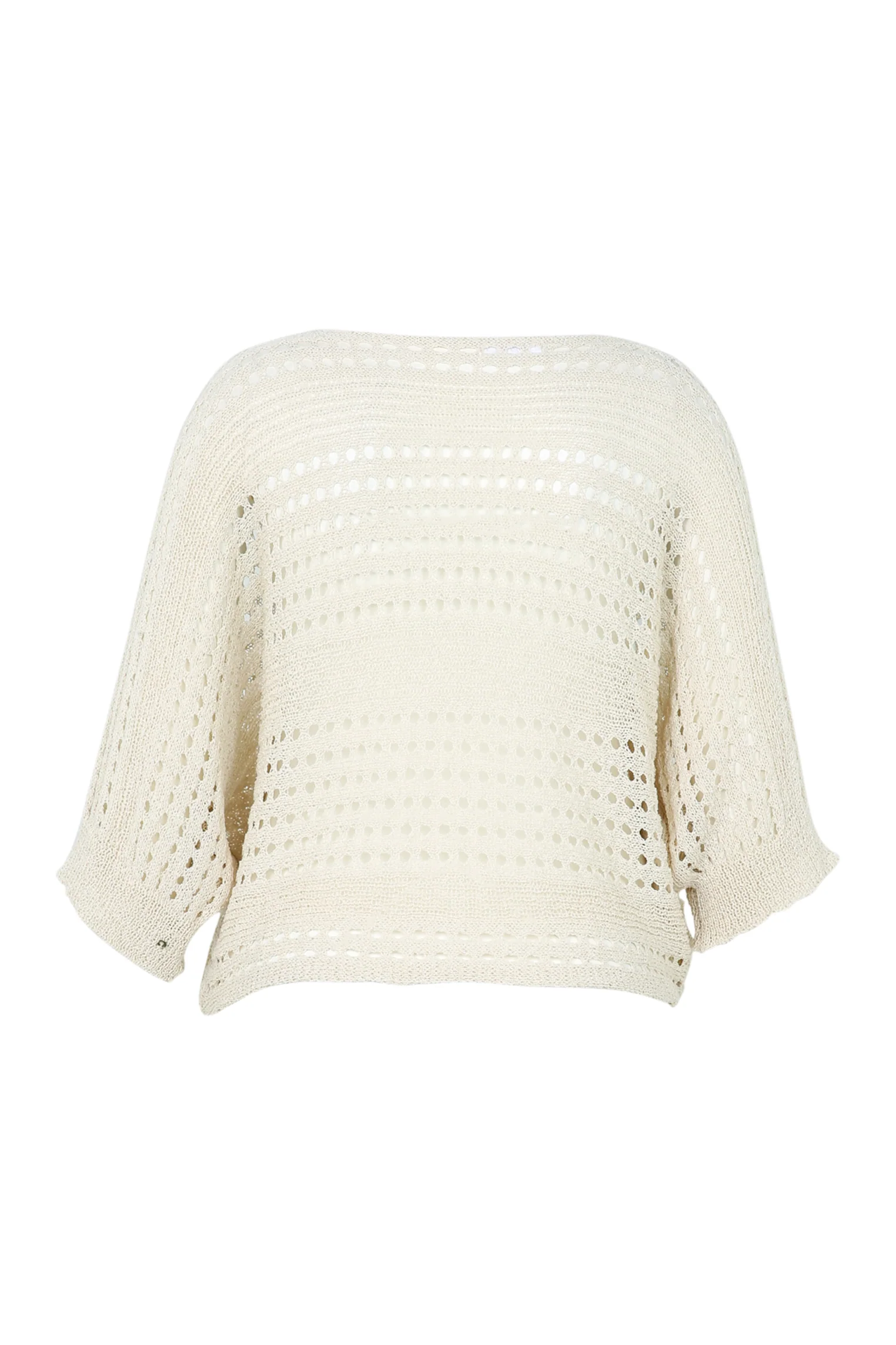 Korte, effen trui in viscose - Image 44