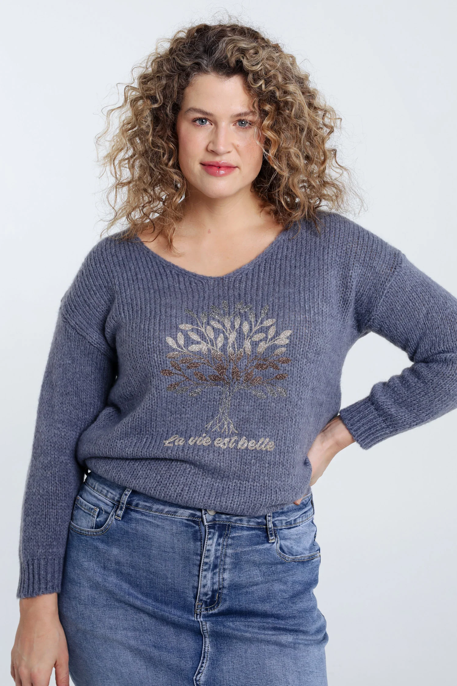 Trui met levensboomprint - Image 12