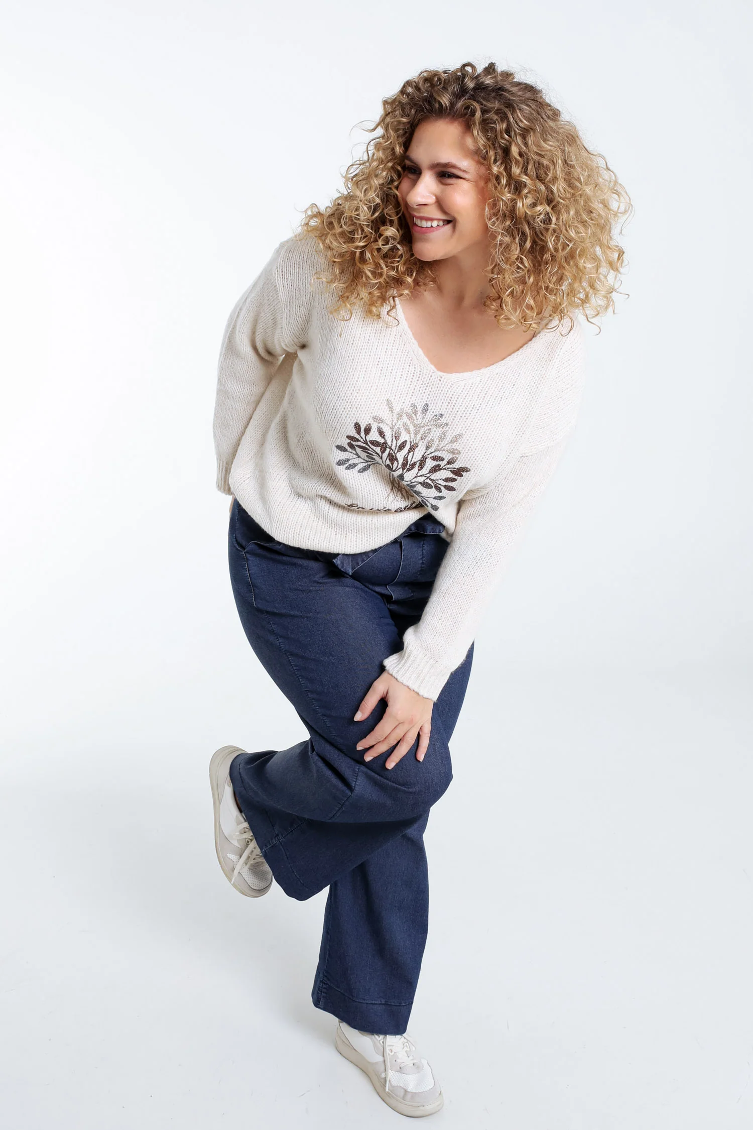 Trui met levensboomprint - Image 9