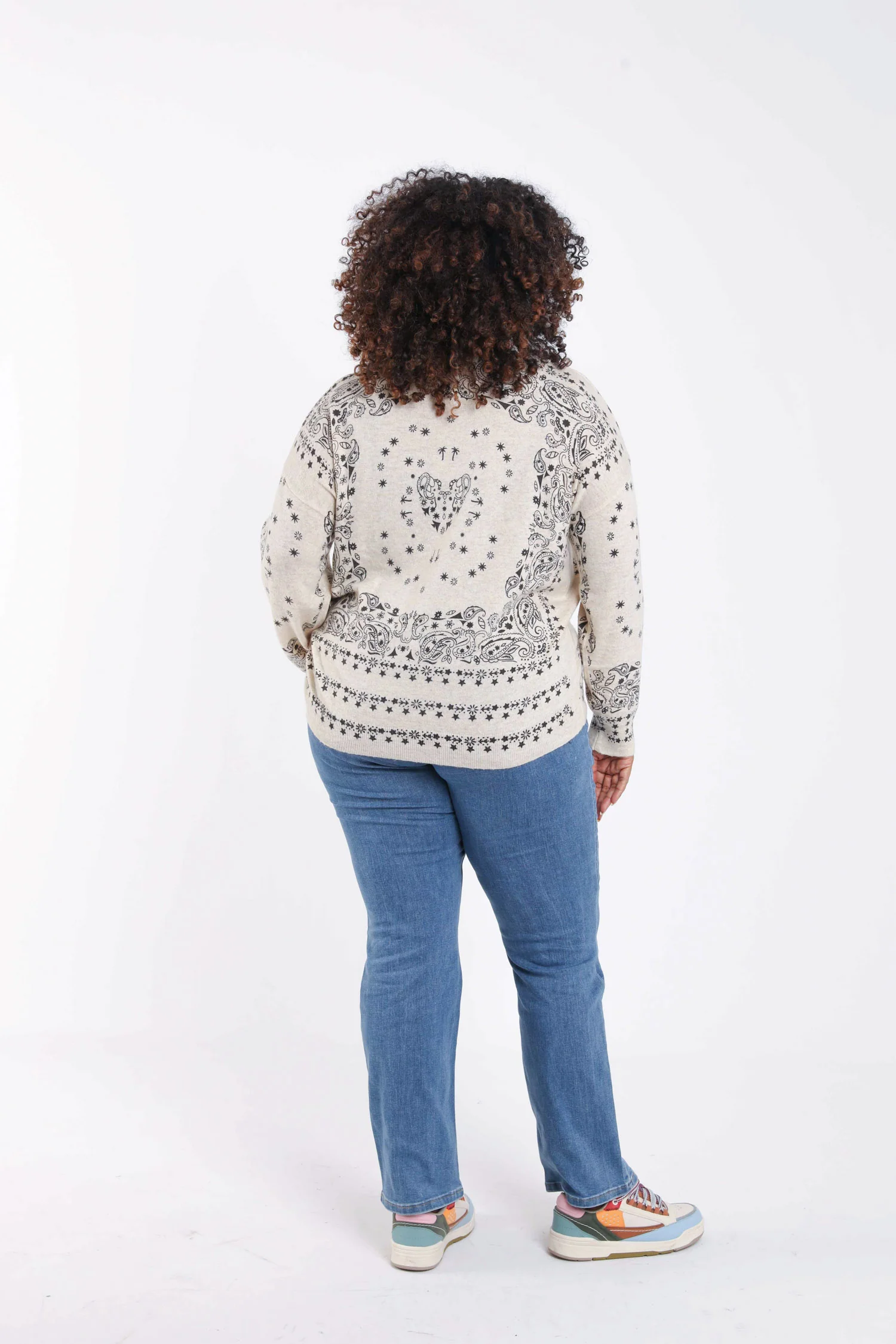 Trui met bandana-print - Image 2