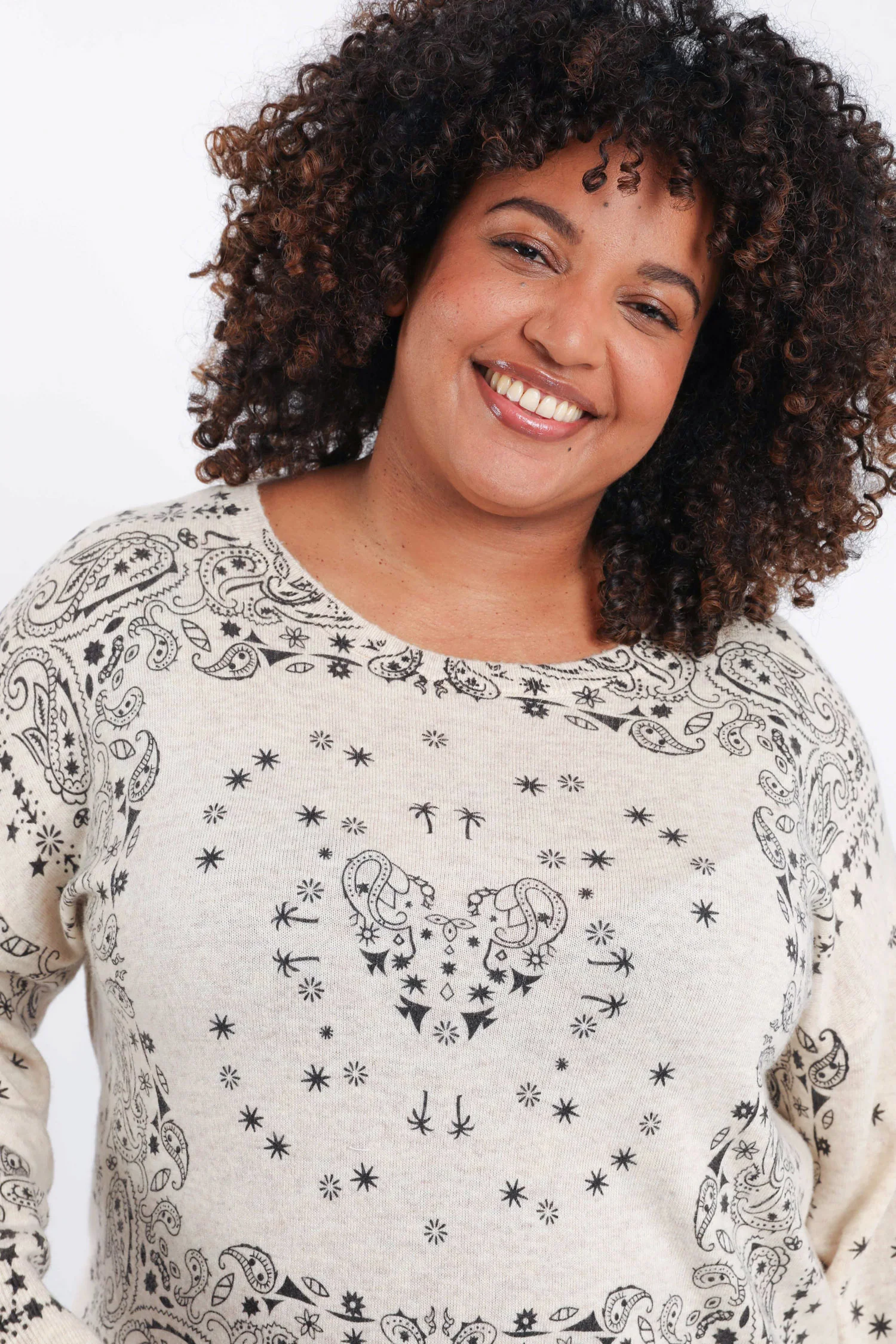 Trui met bandana-print - Image 3