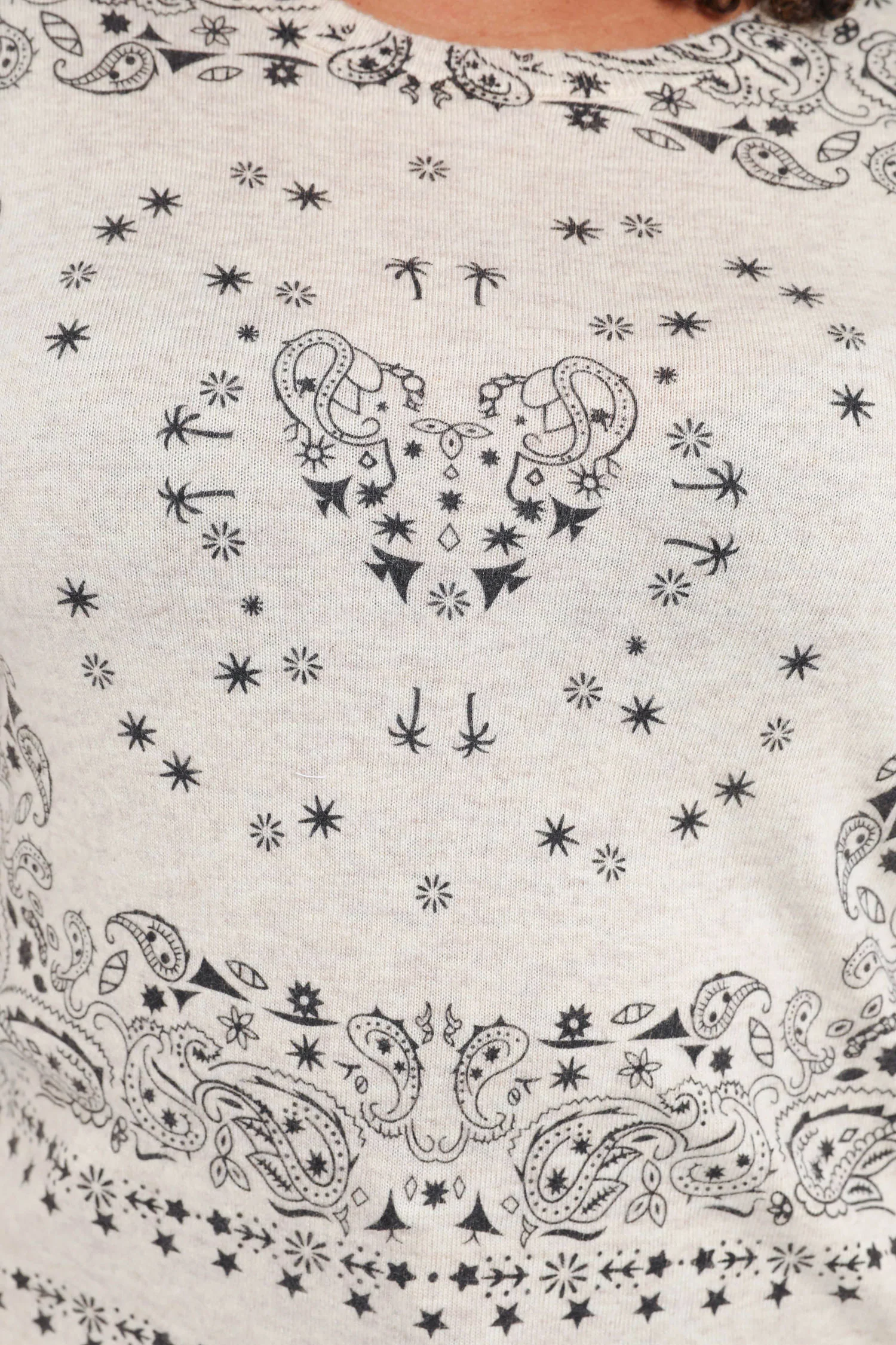 Trui met bandana-print - Image 4