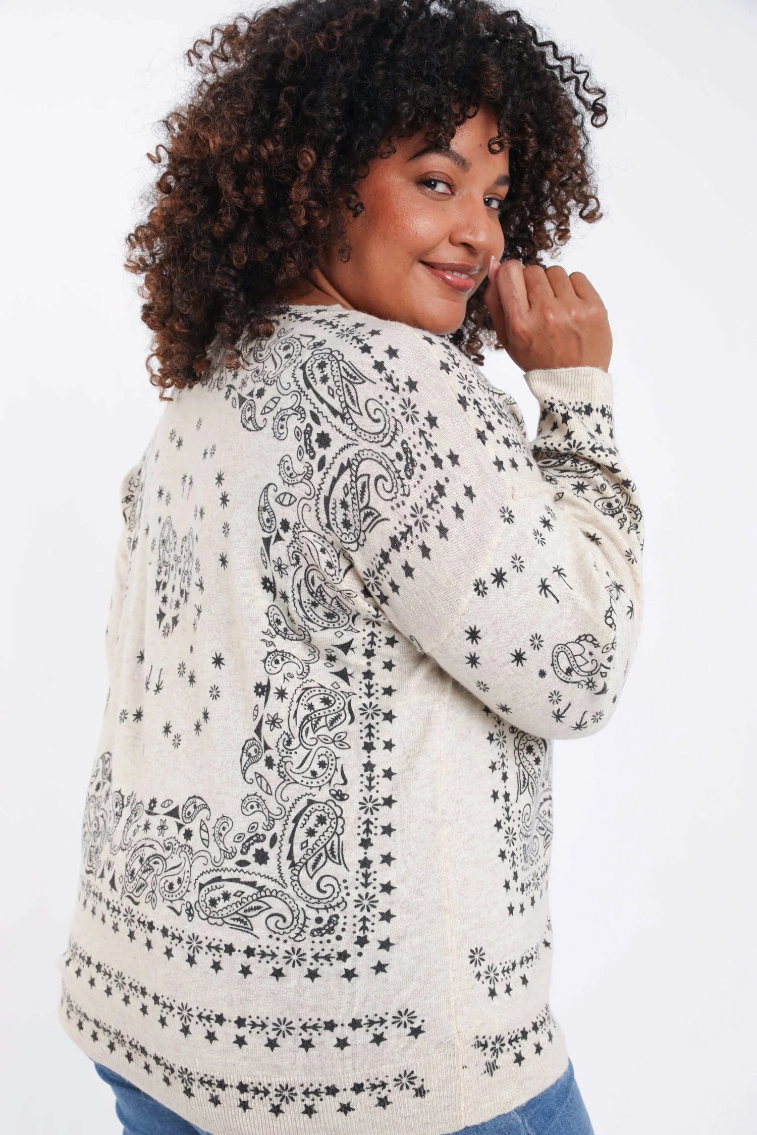 Trui met bandana-print - Image 6