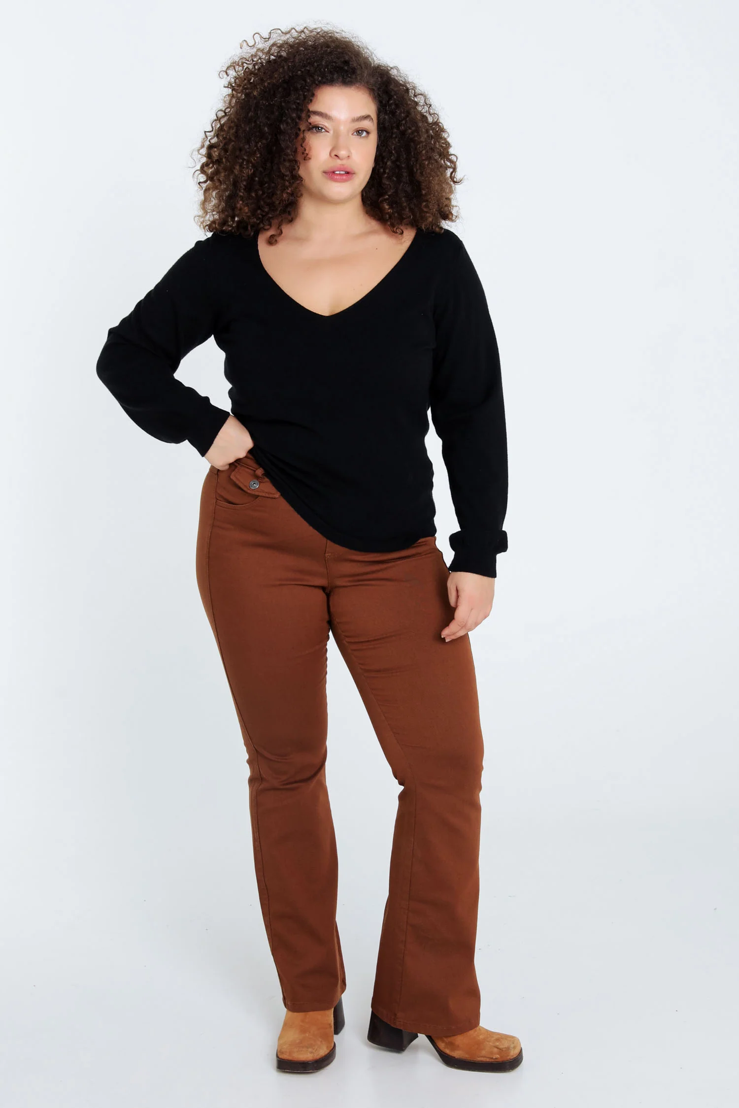 Fijn, effen trui in viscose - Image 18