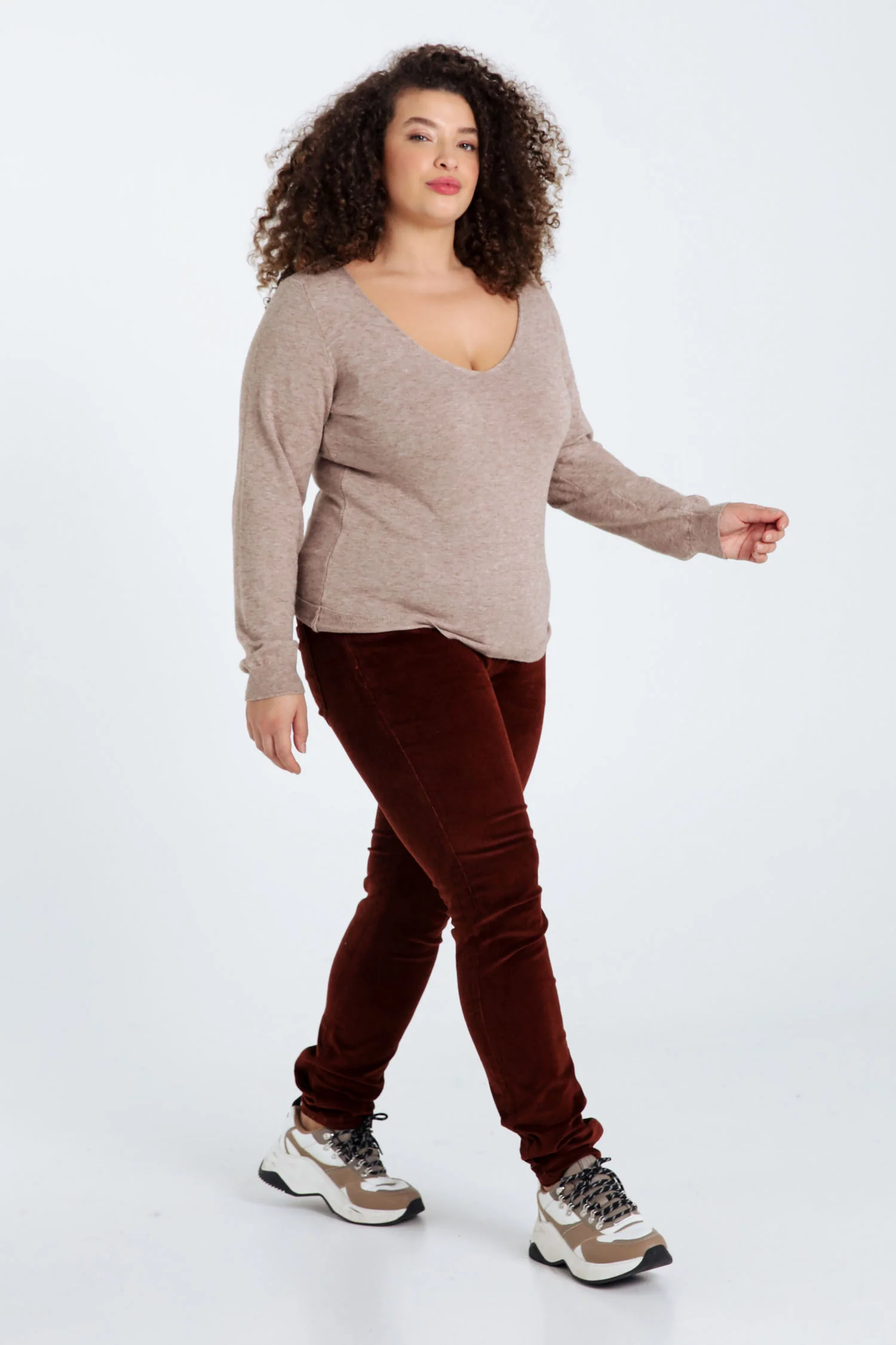 Fijn, effen trui in viscose - Image 9