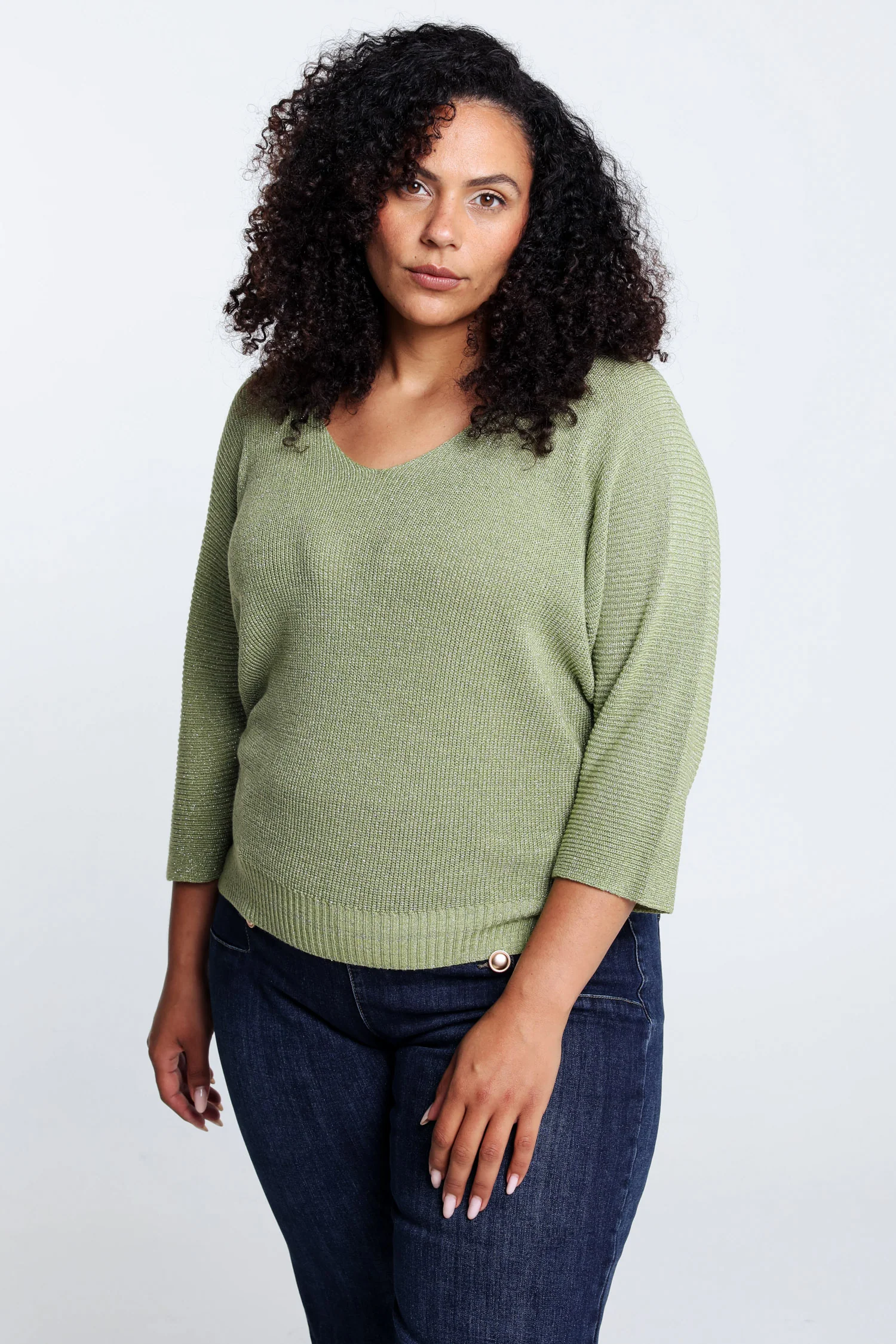 Effen trui met lurex - Image 12