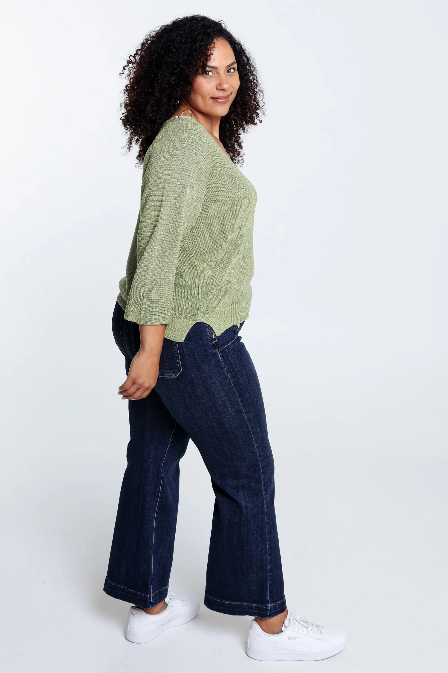 Effen trui met lurex - Image 13