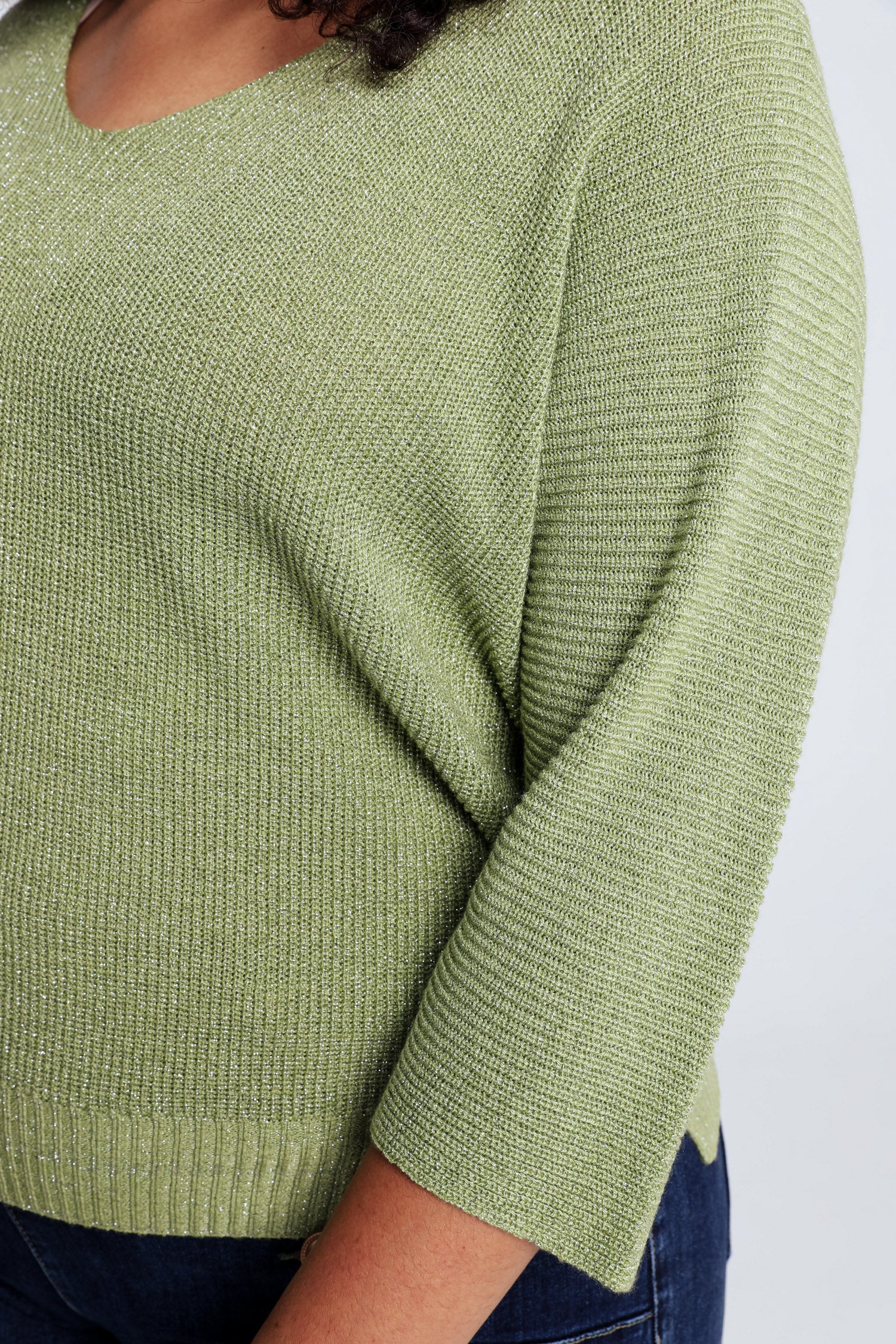 Effen trui met lurex - Image 15