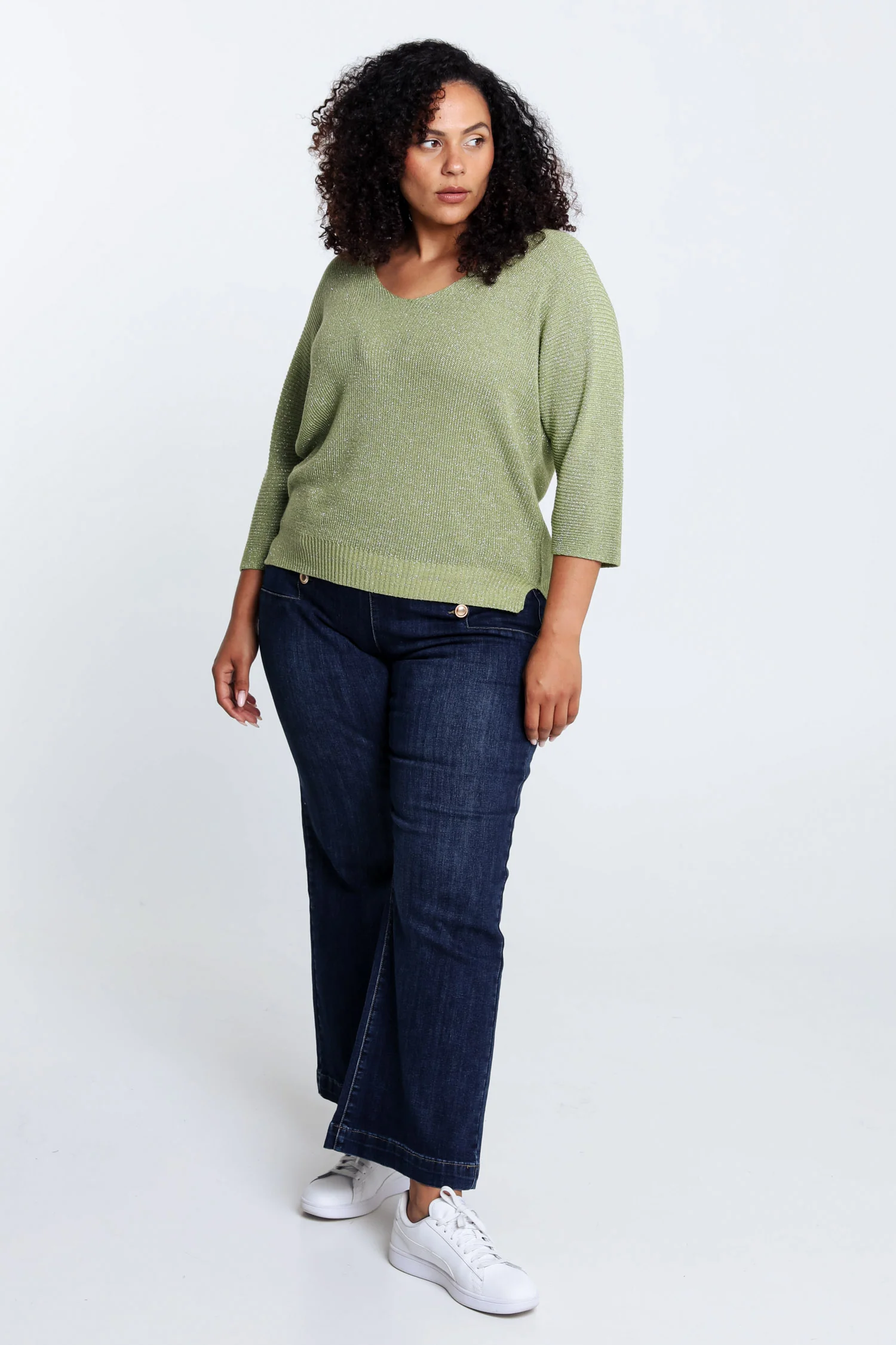 Effen trui met lurex - Image 17