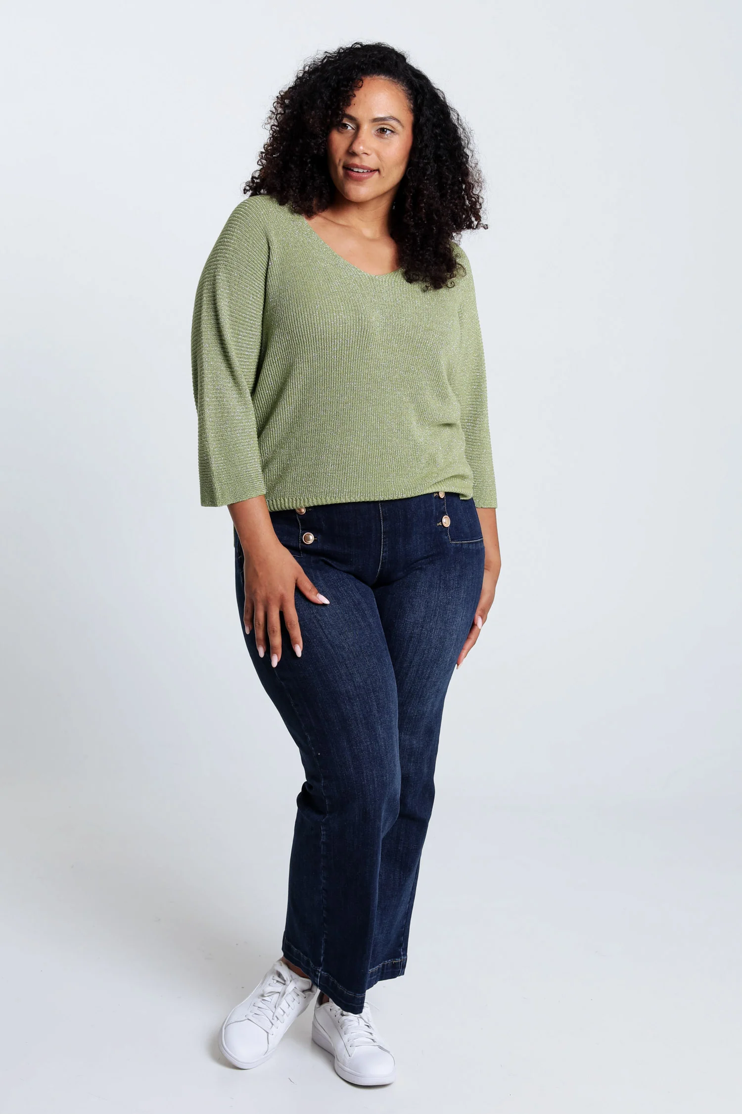 Effen trui met lurex - Image 18