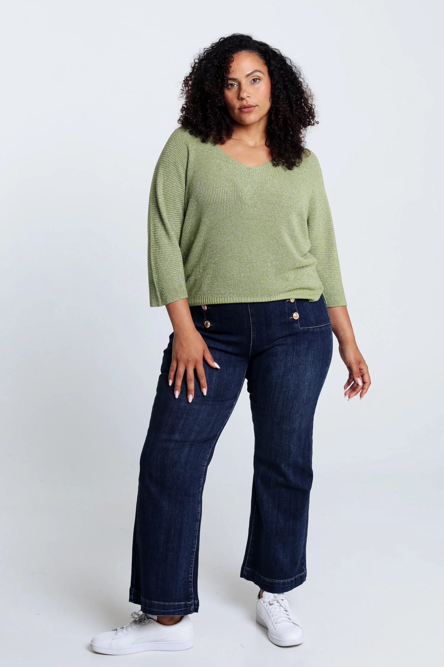 Effen trui met lurex - Image 19