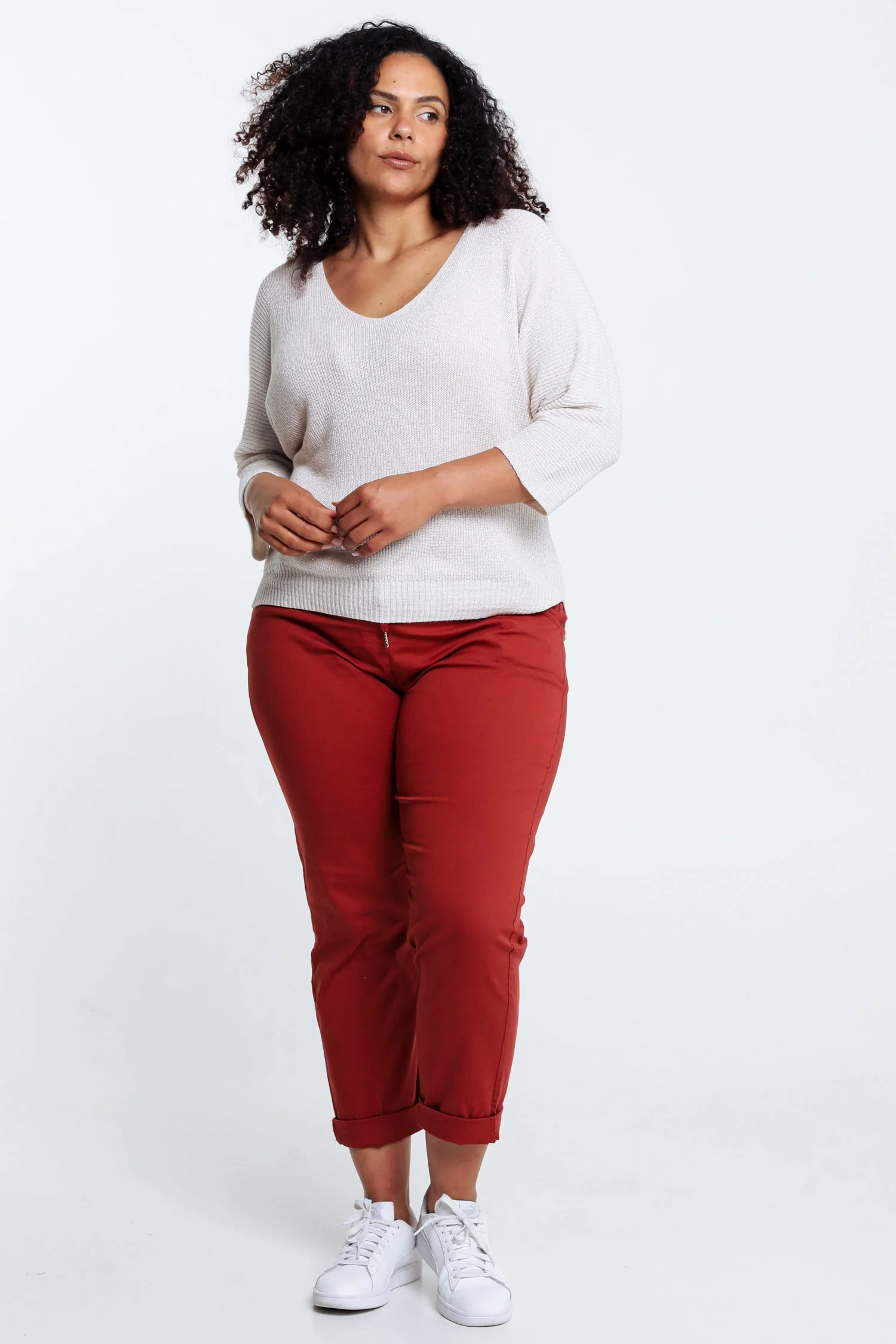 Effen trui met lurex - Image 28