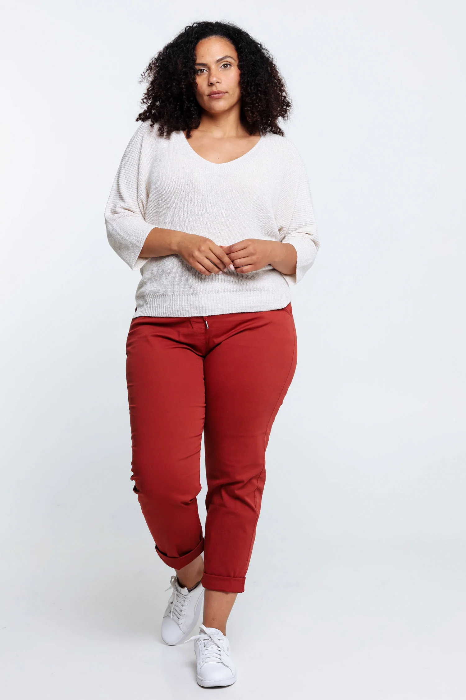 Effen trui met lurex - Image 30
