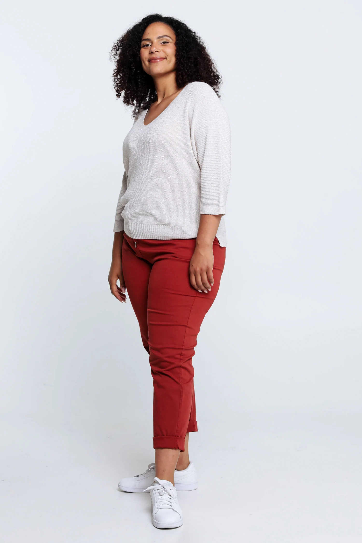 Effen trui met lurex - Image 31