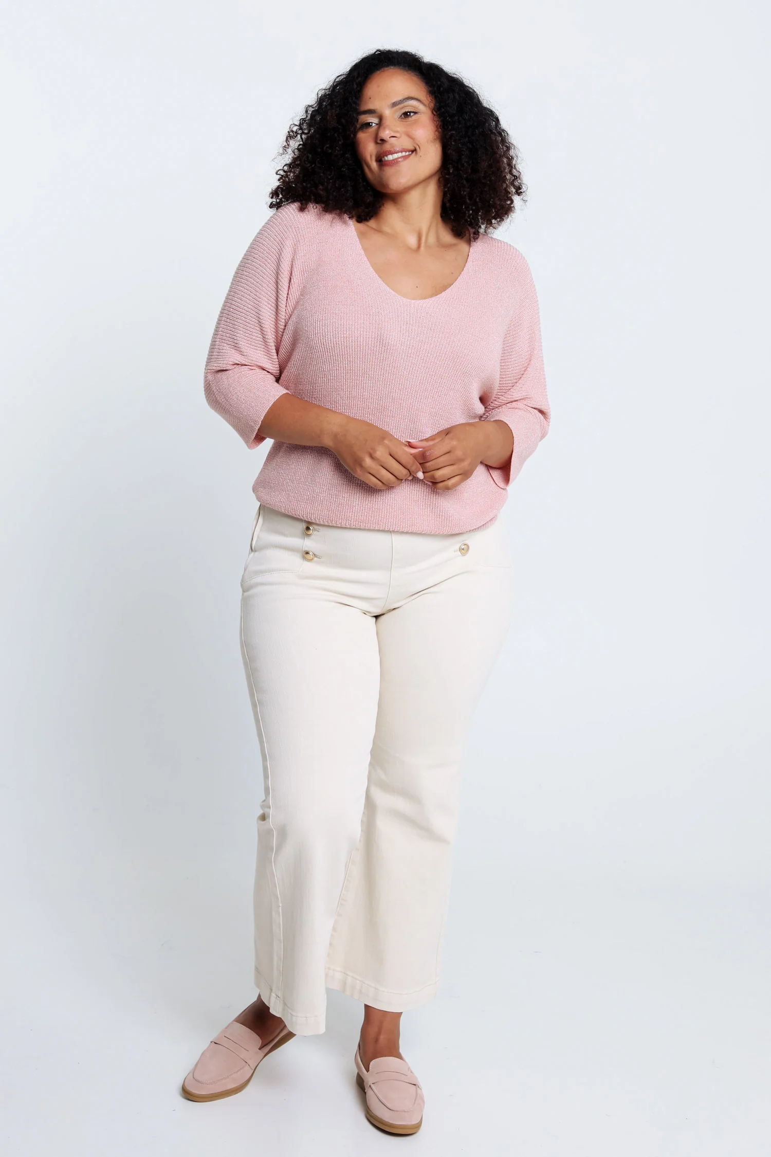 Effen trui met lurex - Image 9