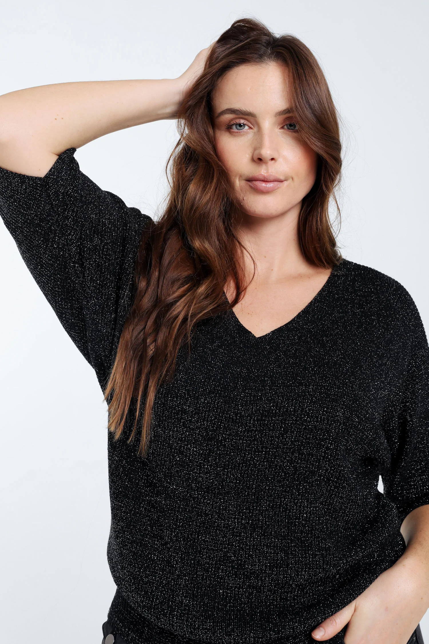 Effen trui met lurex - Image 17