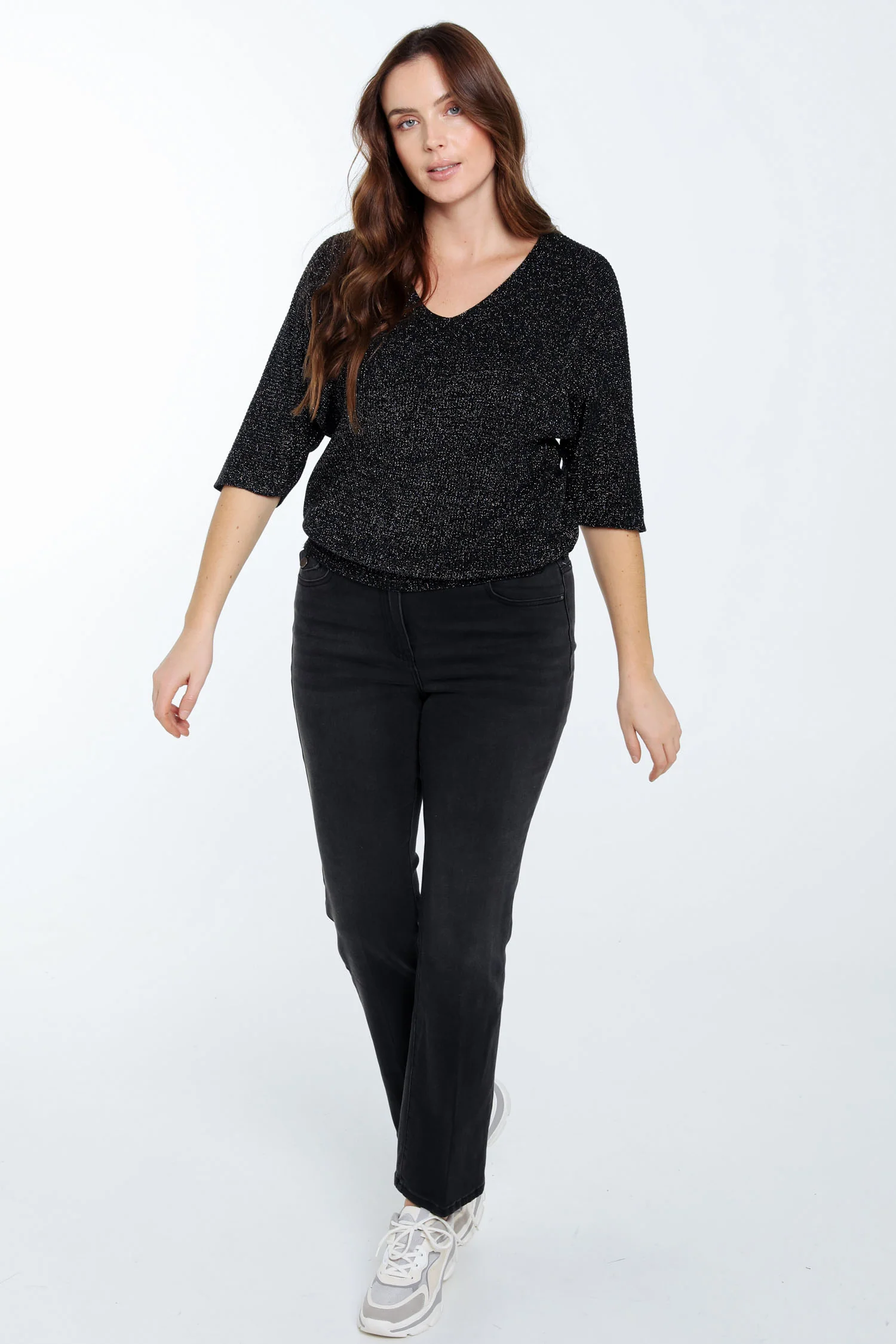 Effen trui met lurex - Image 19