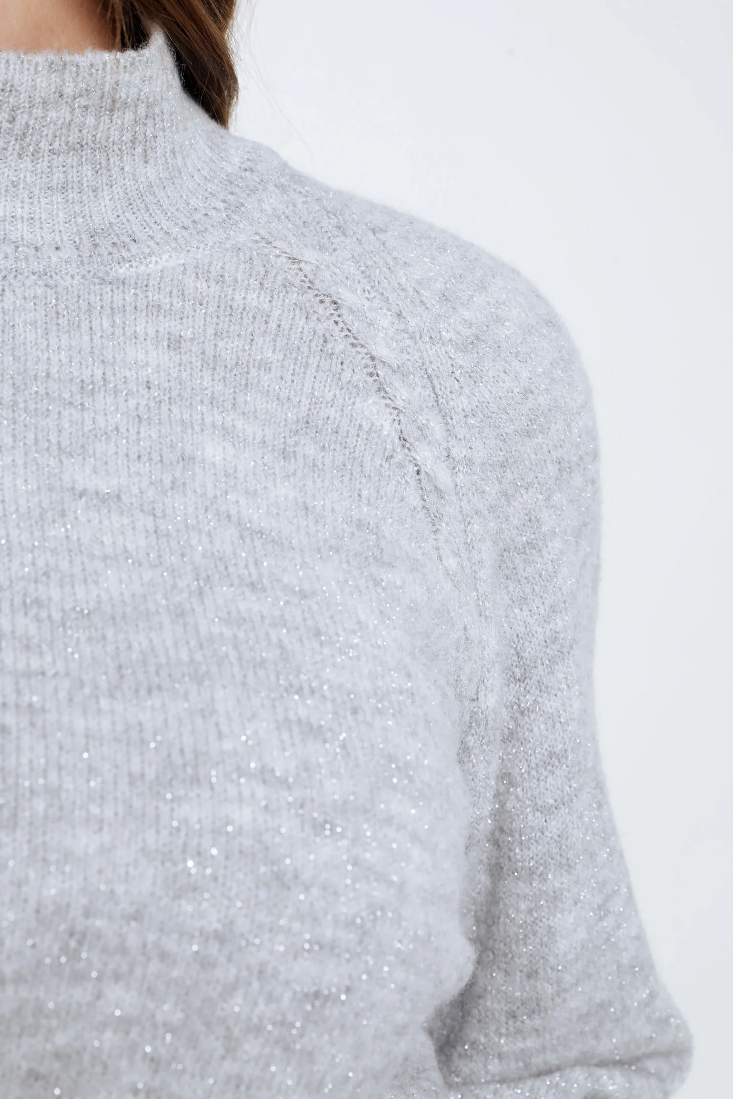 Effen trui met lurex - Image 3