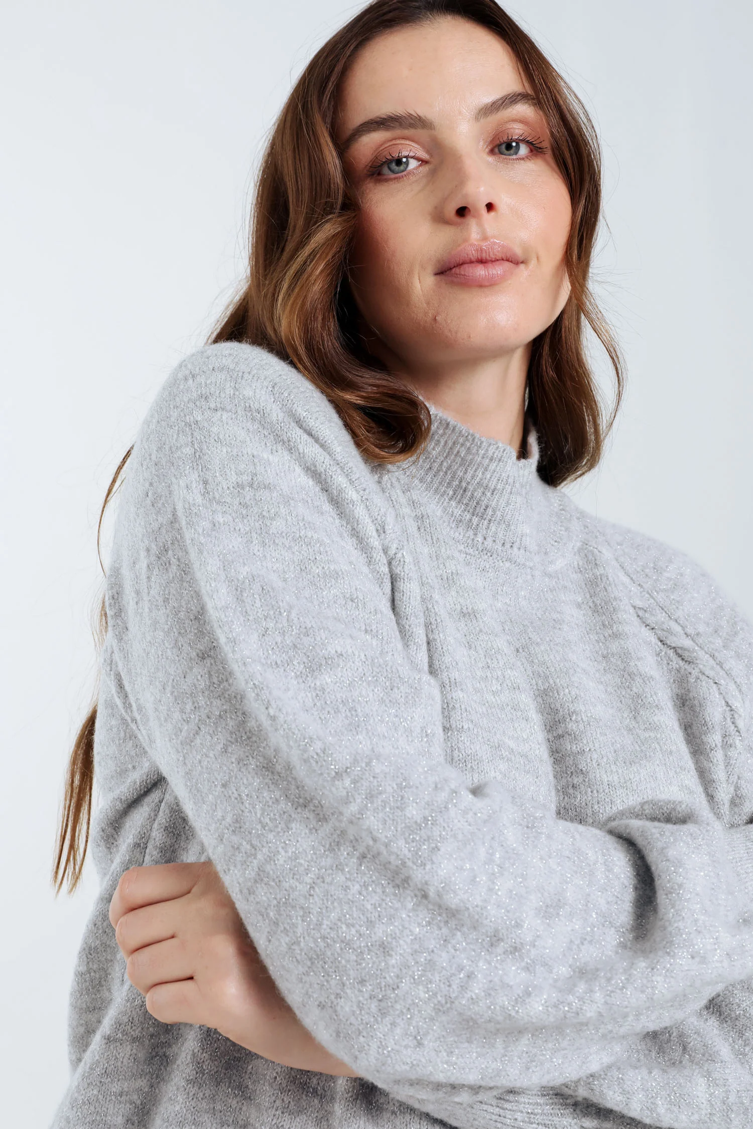 Effen trui met lurex - Image 6