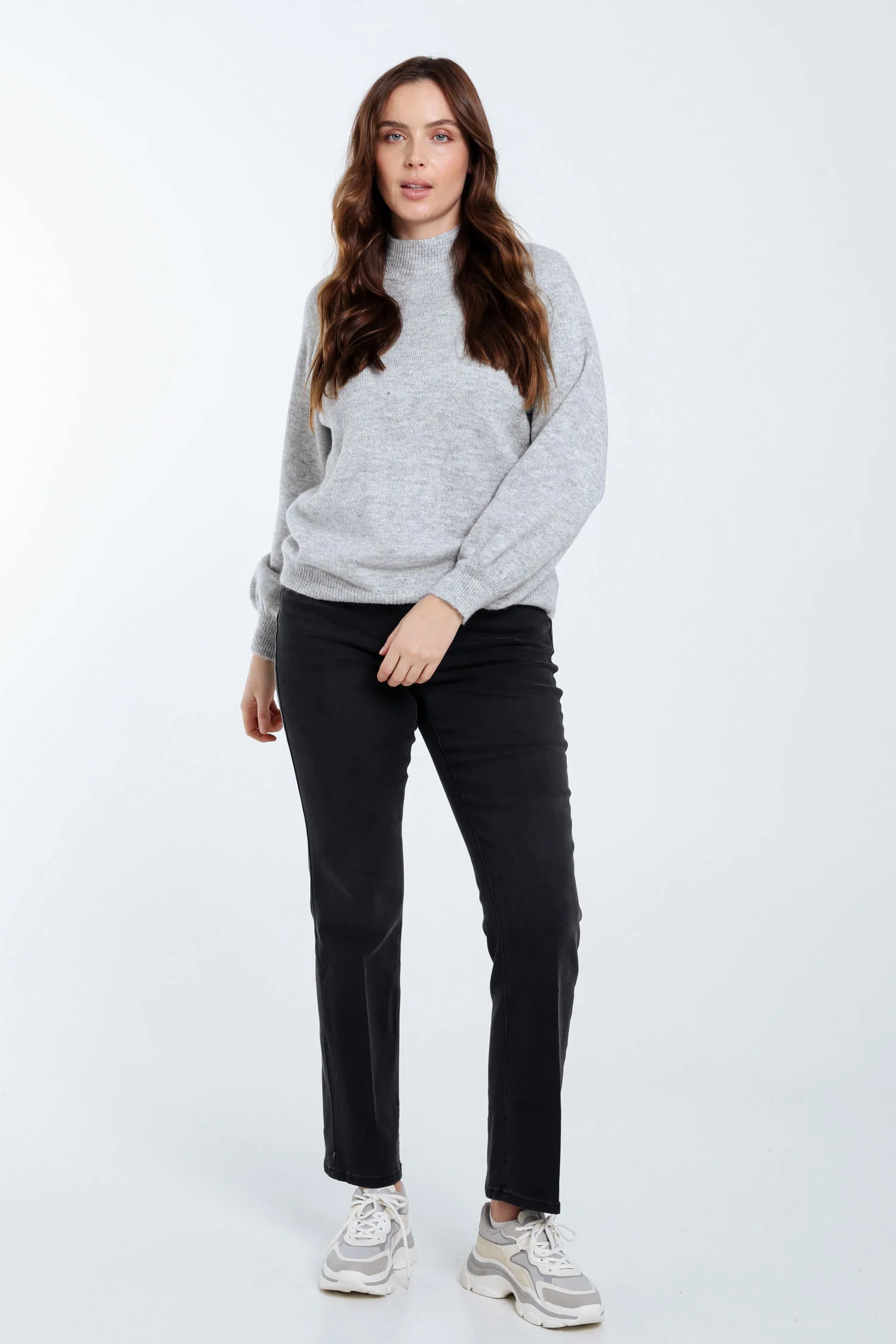 Effen trui met lurex - Image 8