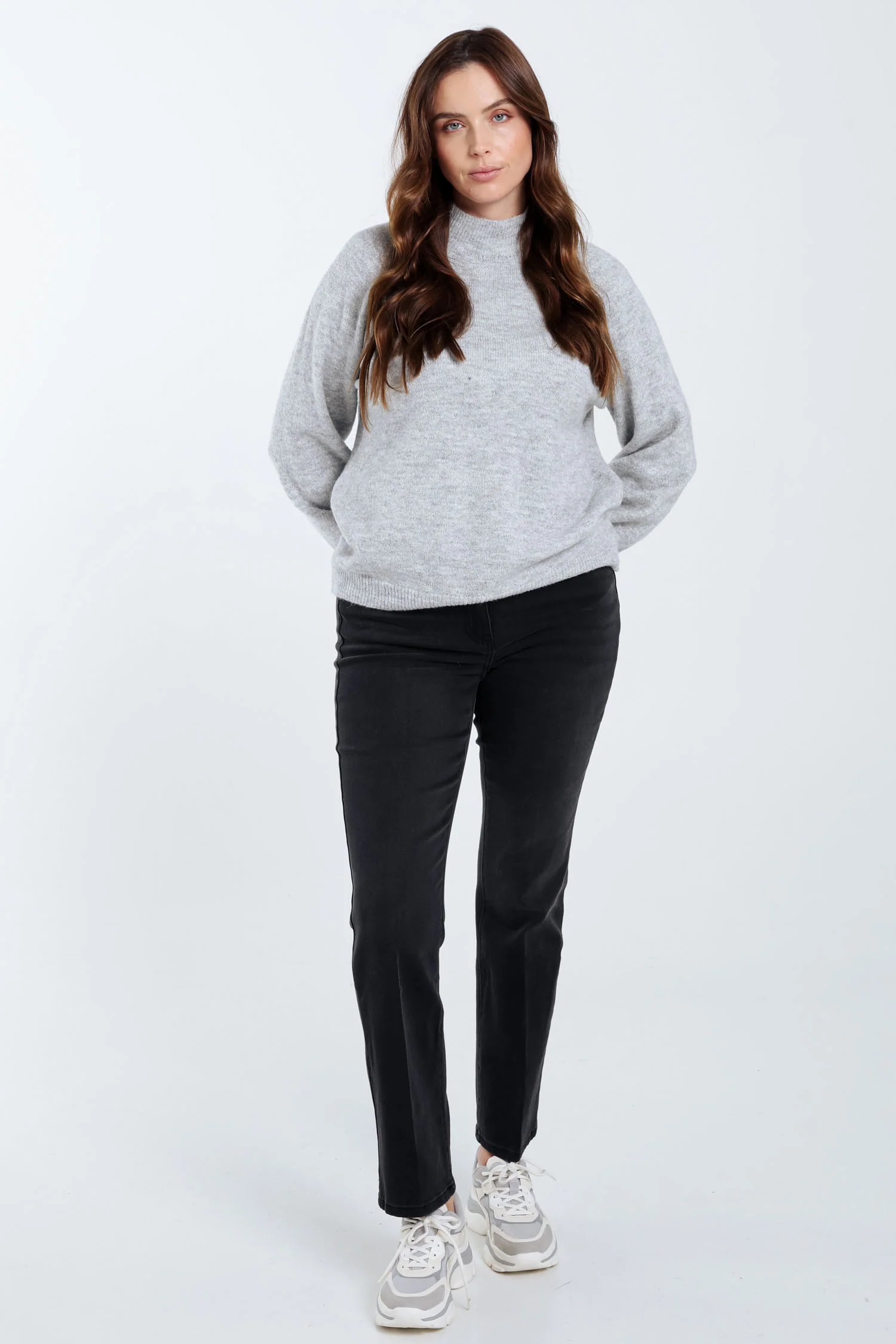 Effen trui met lurex - Image 9