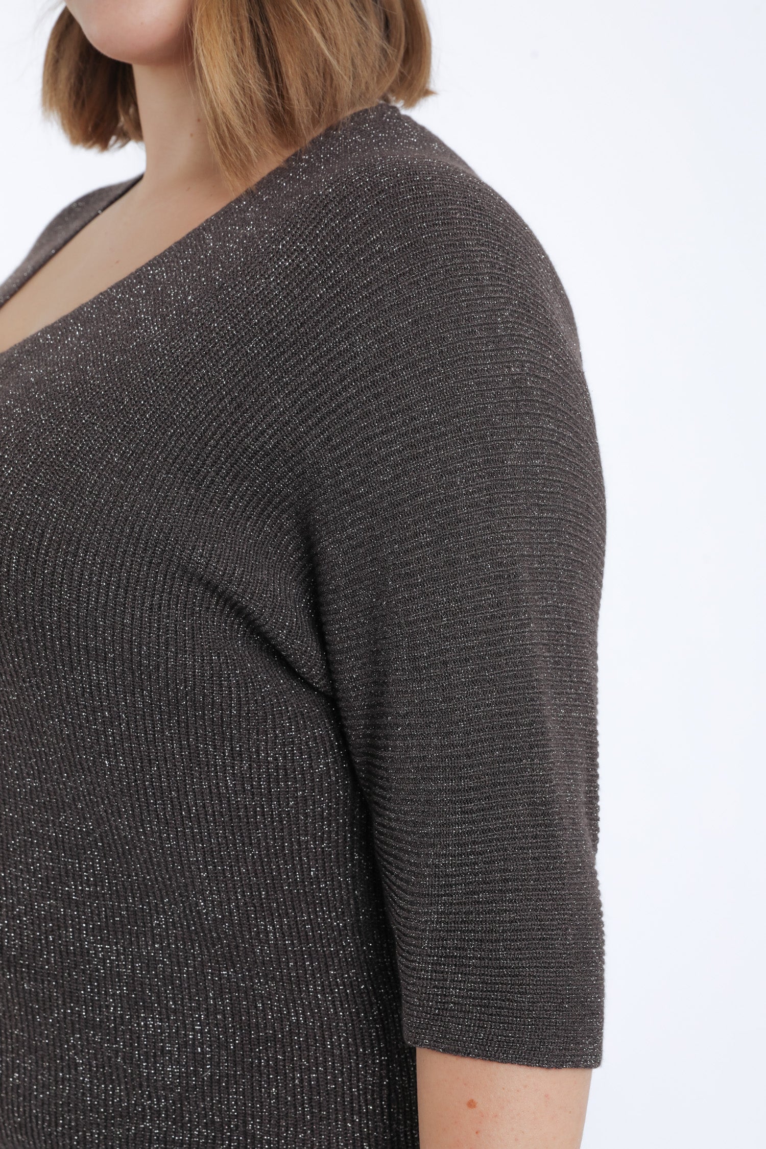 Effen trui met lurex - Image 4
