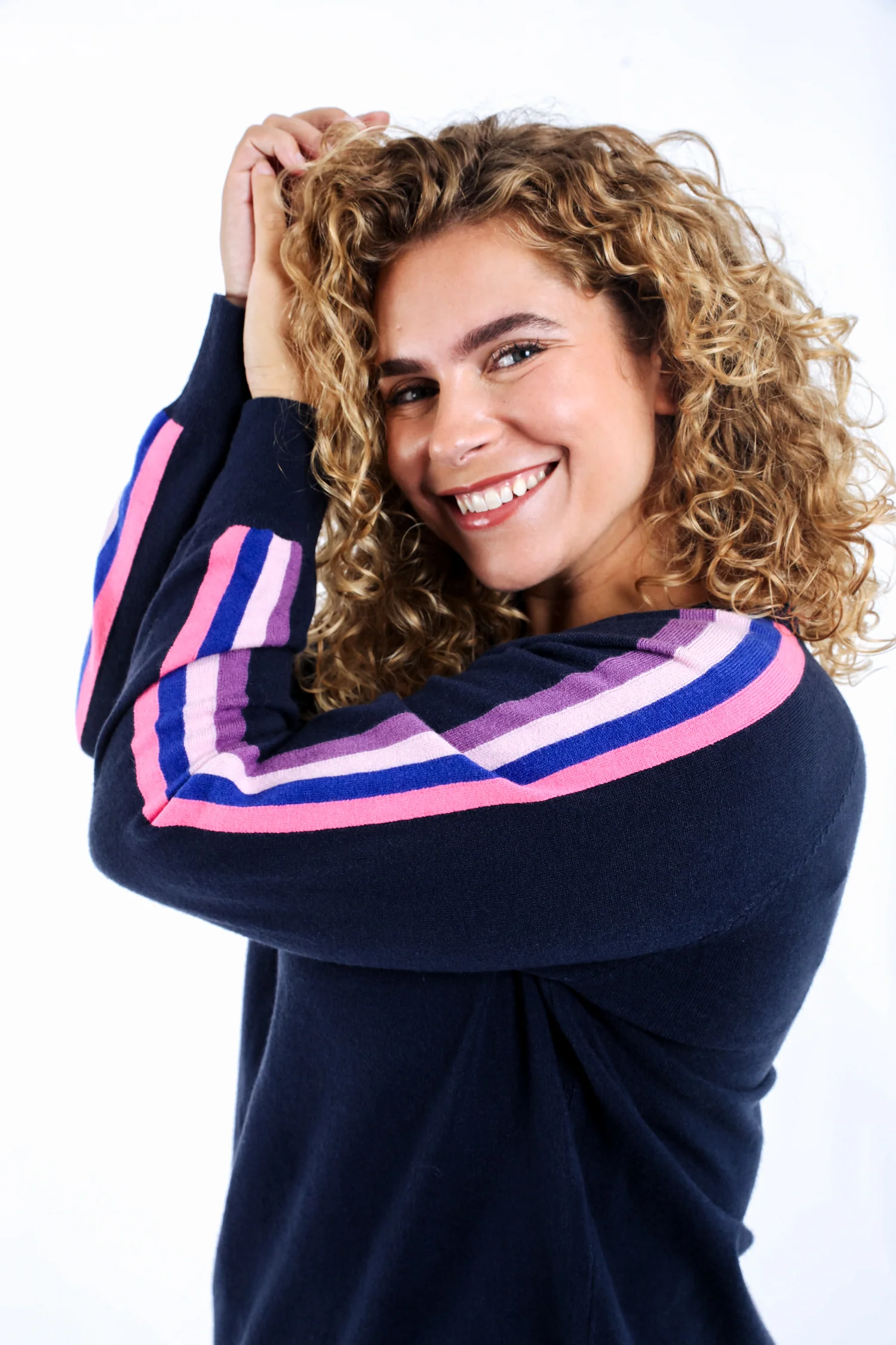 Effen trui met sportband - Image 3