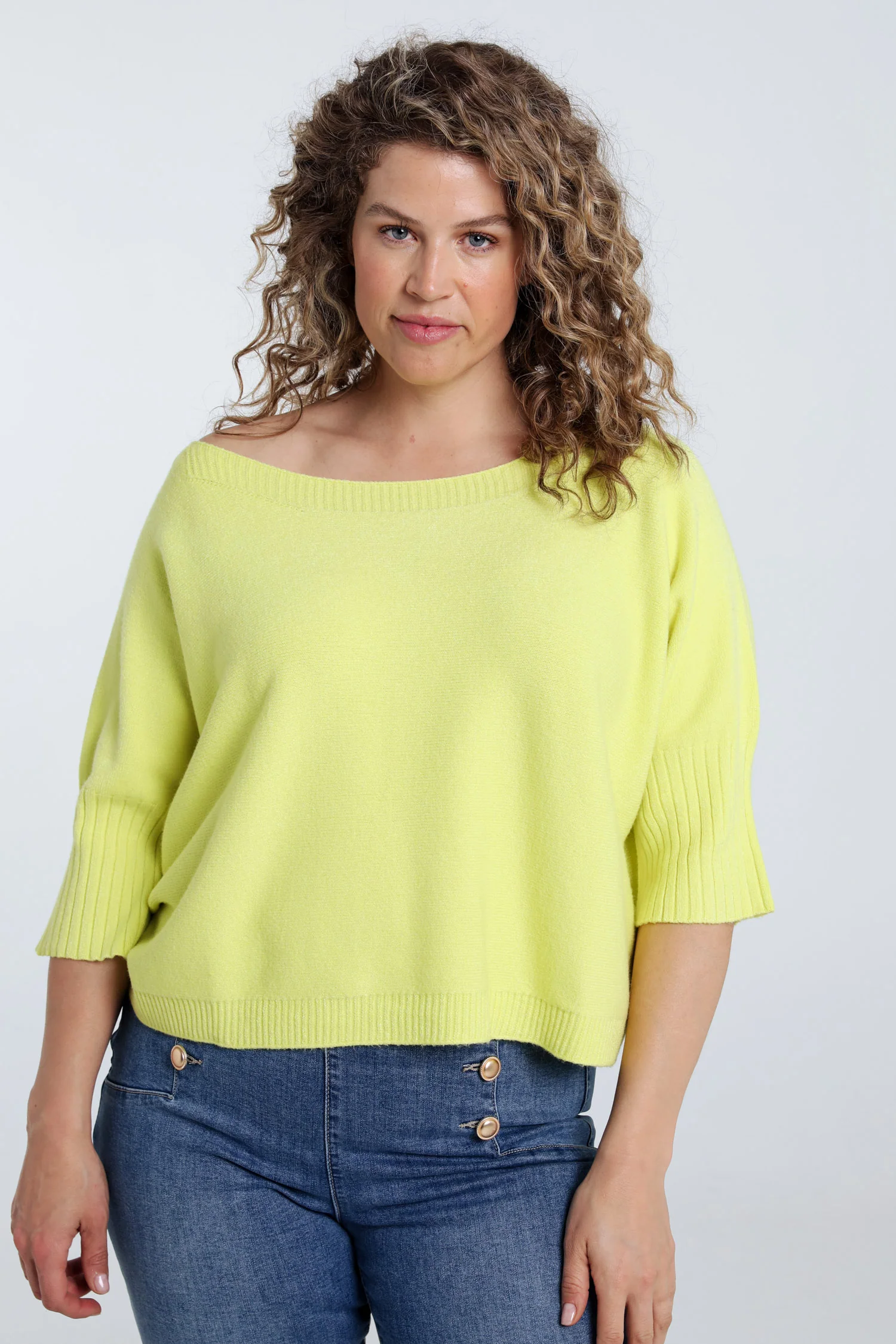 Effen trui met boothals - Image 23