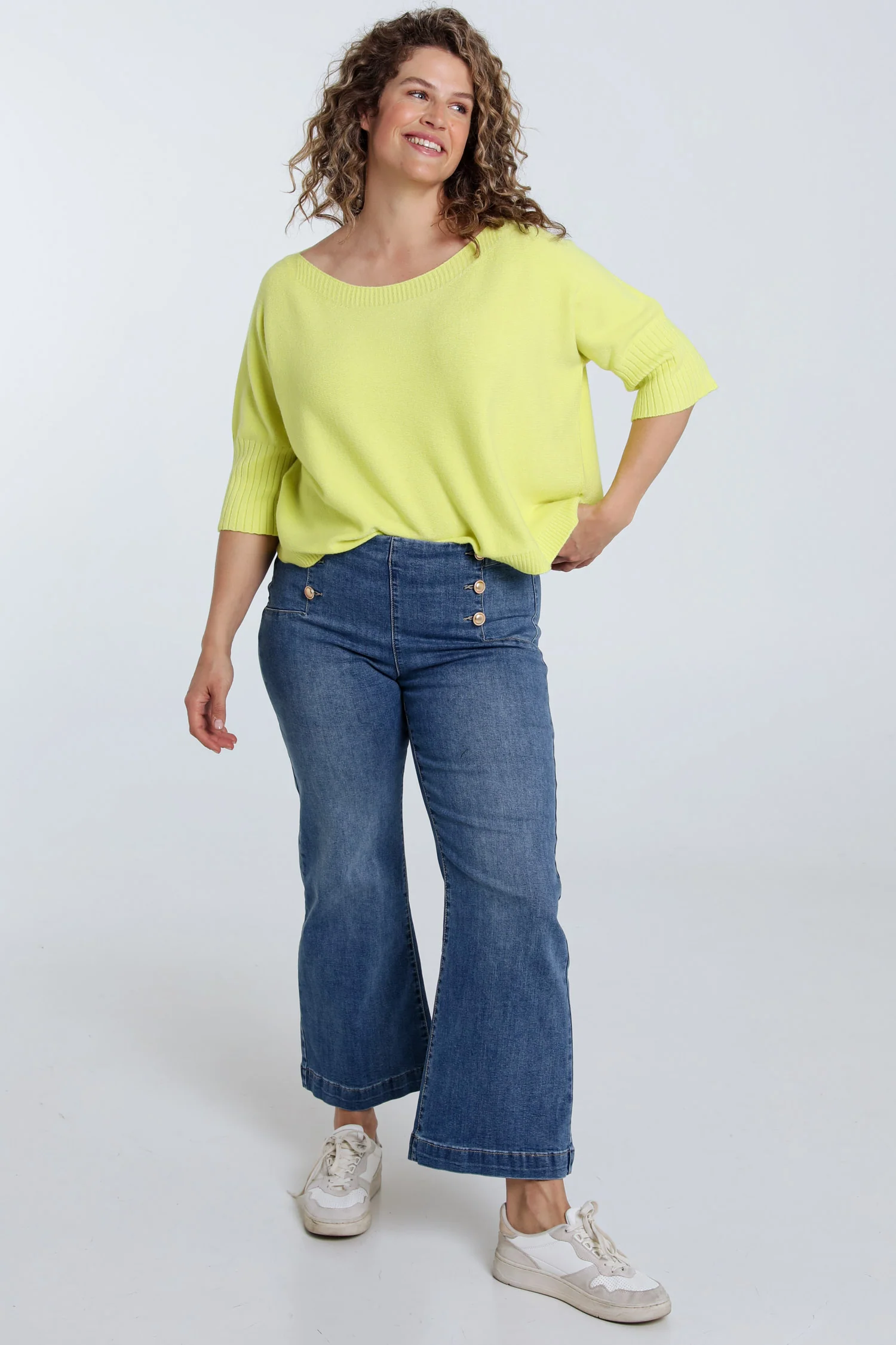 Effen trui met boothals - Image 30