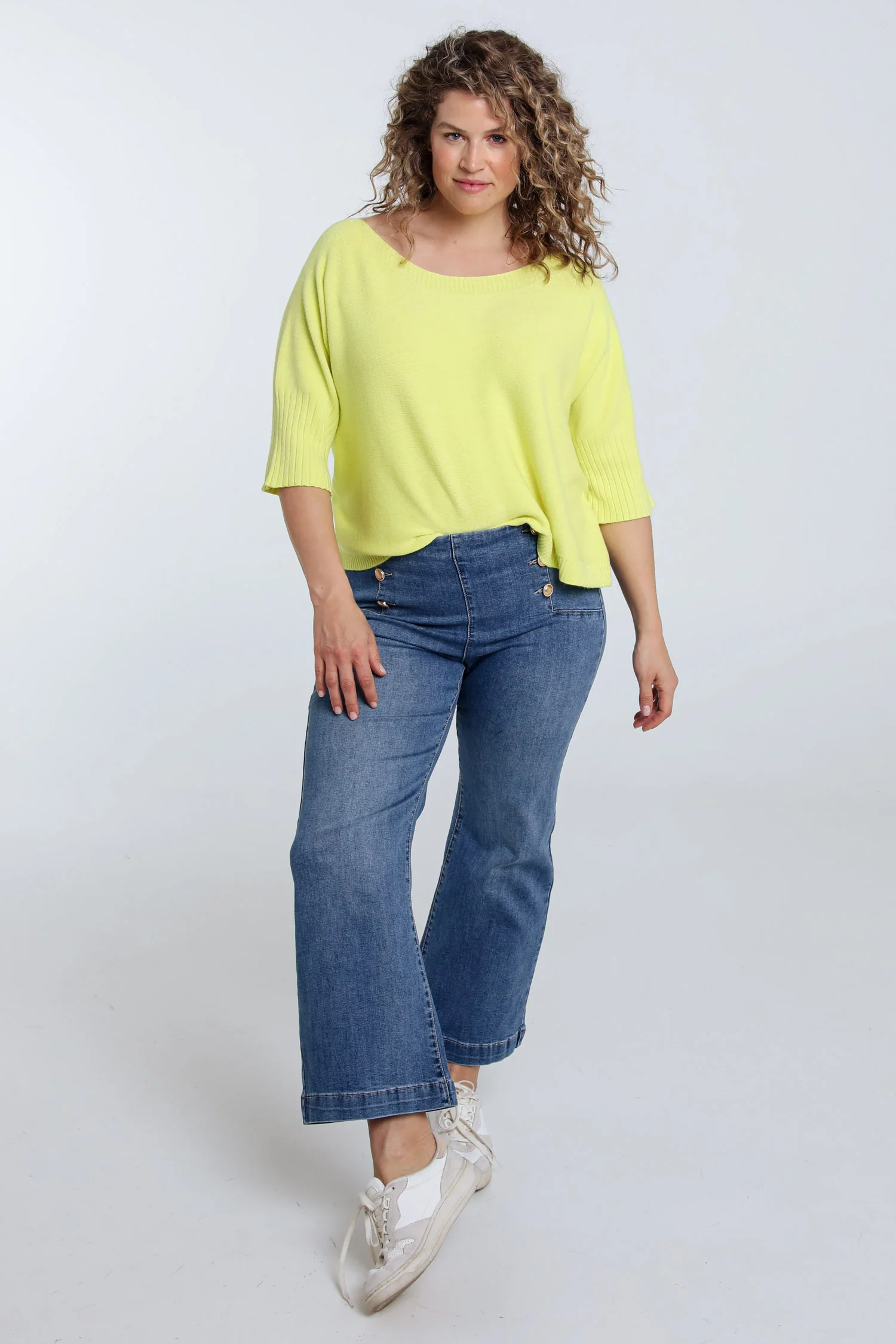 Effen trui met boothals - Image 31