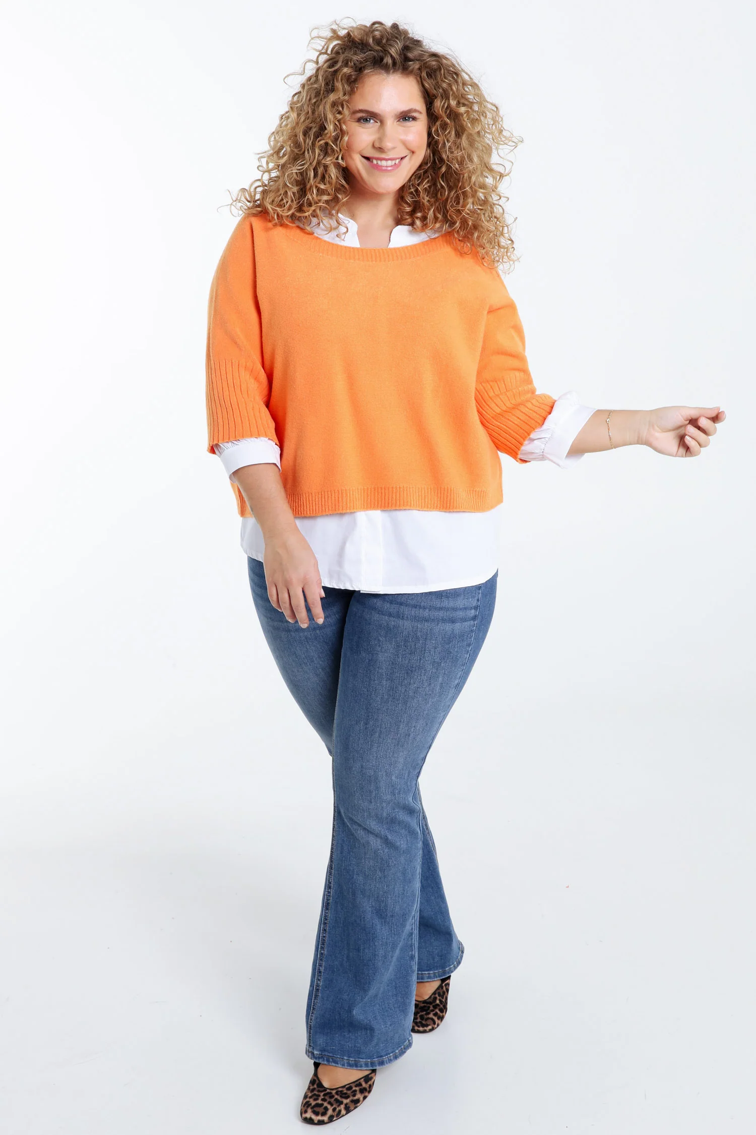 Effen trui met boothals - Image 40