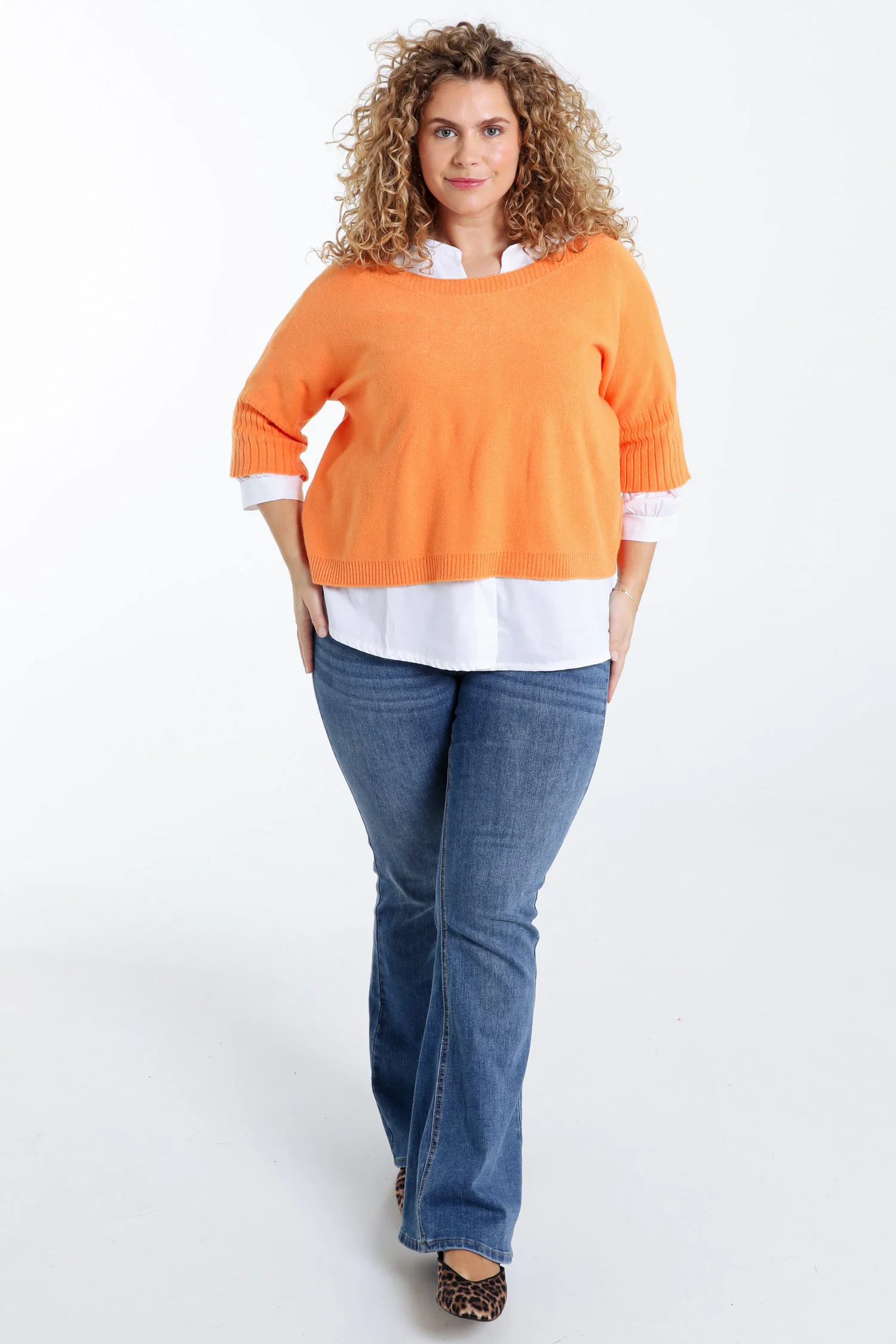 Effen trui met boothals - Image 41