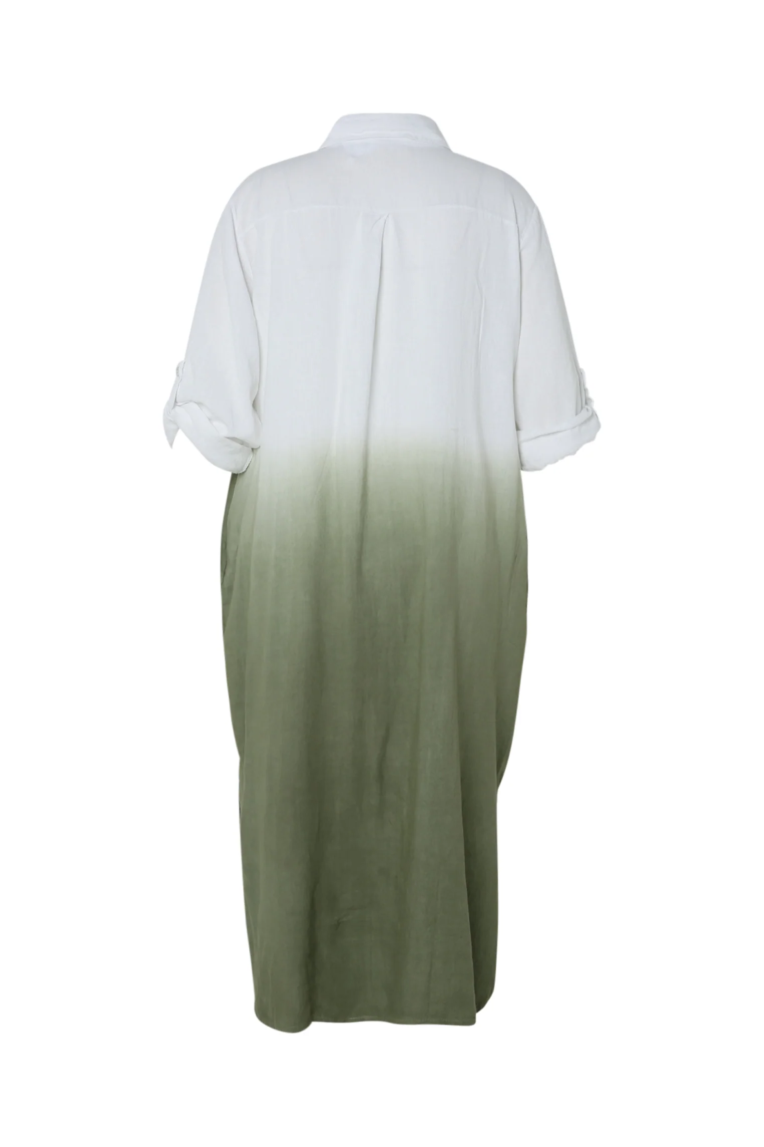 Linnen en viscose chemisjurk tie&dye - Image 11