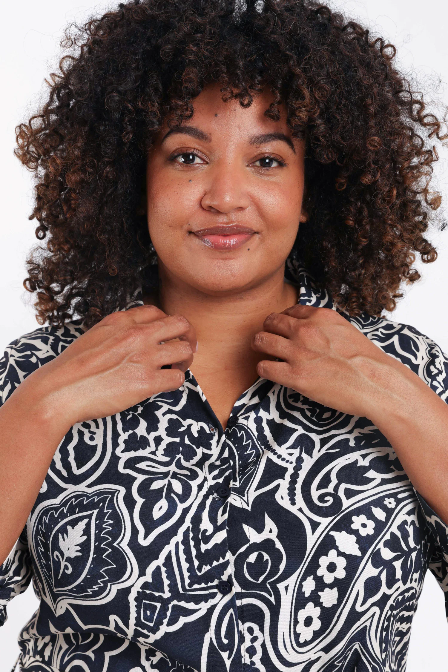 Blousejurk van viscose met paisleyprint - Image 3