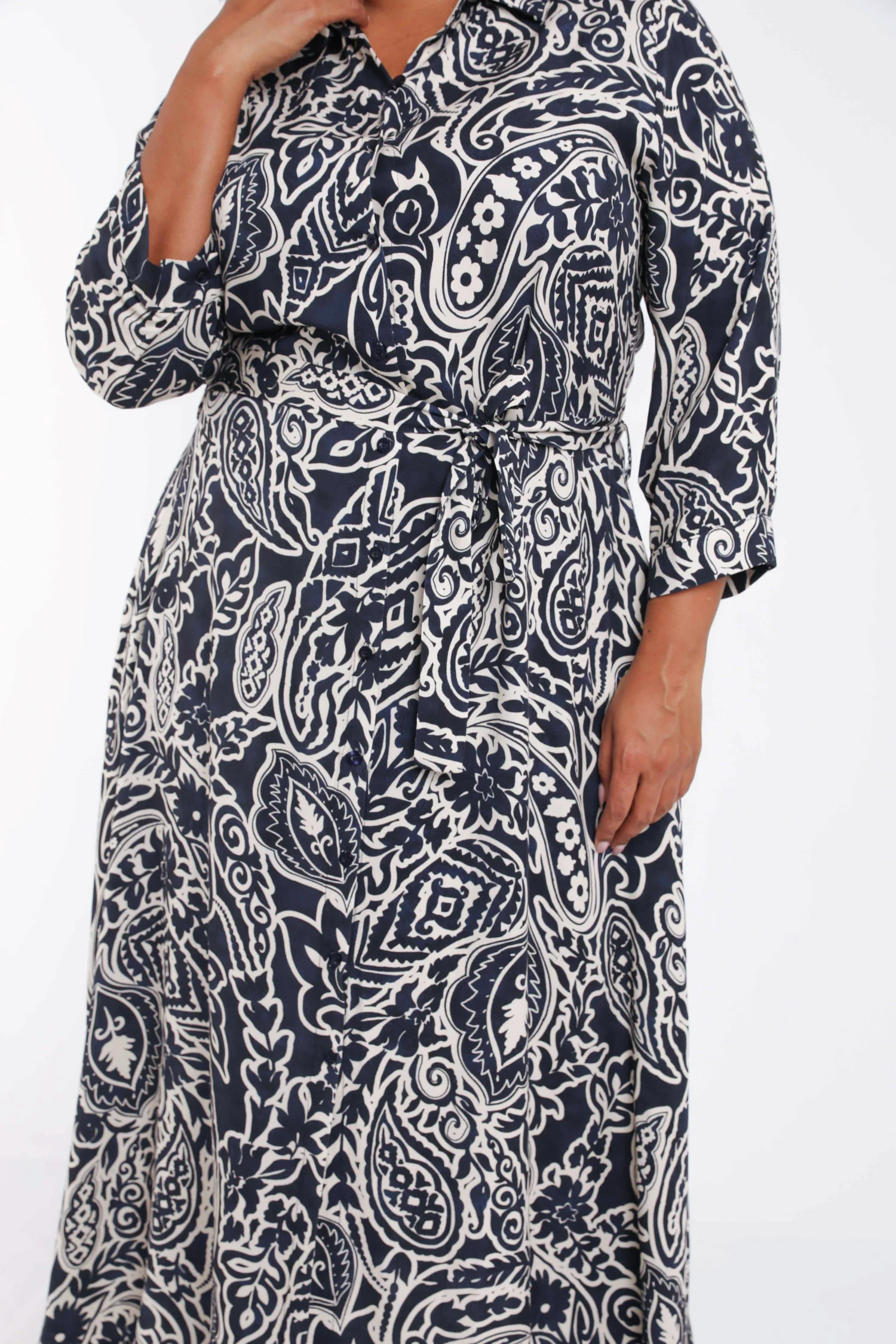 Blousejurk van viscose met paisleyprint - Image 5