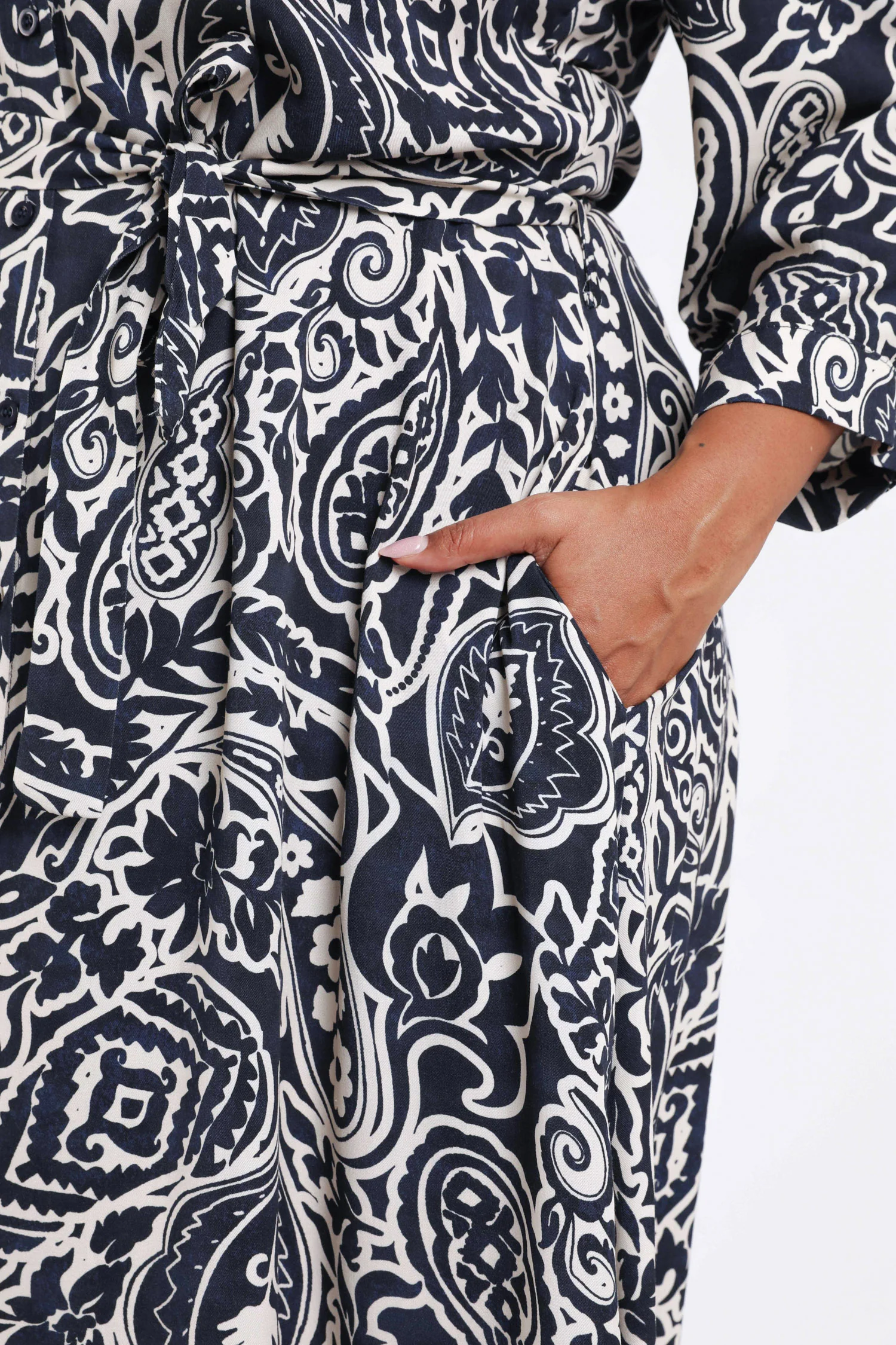 Blousejurk van viscose met paisleyprint - Image 6