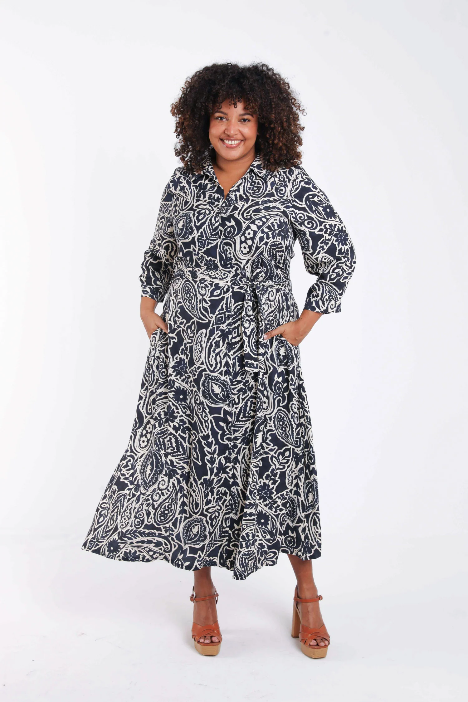Blousejurk van viscose met paisleyprint - Image 7