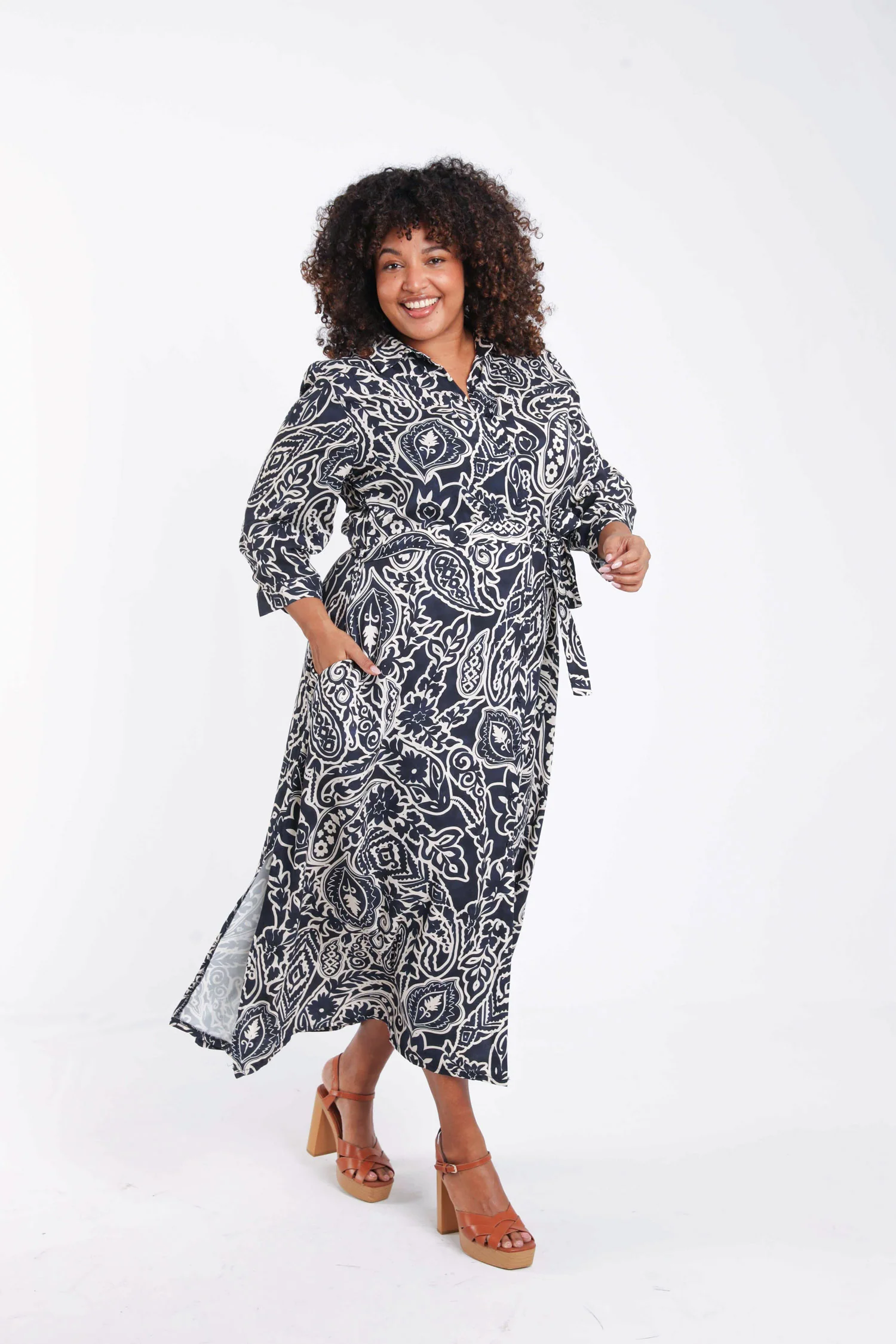 Blousejurk van viscose met paisleyprint - Image 8