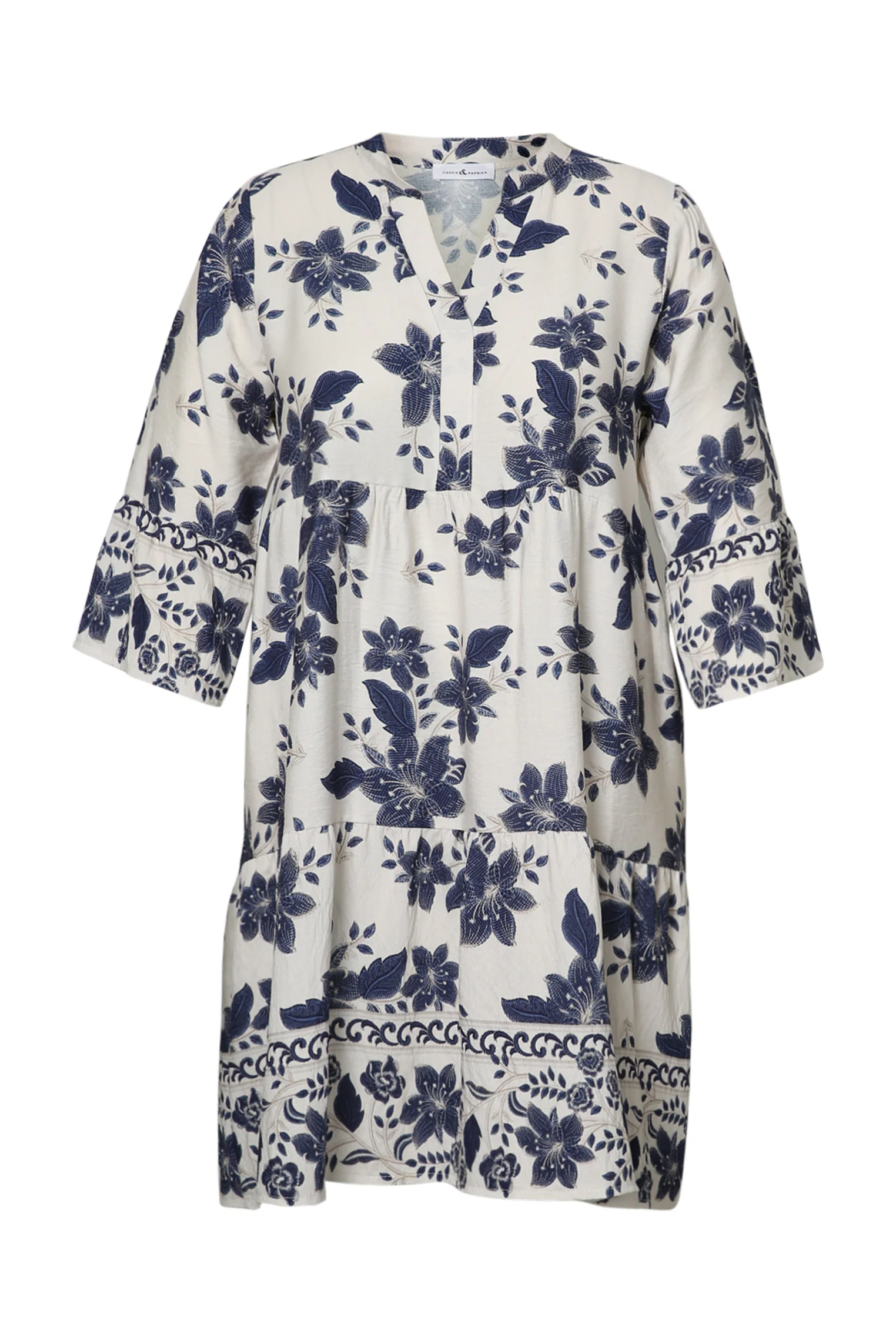 Korte jurk van viscose met bloemenprint - Image 10