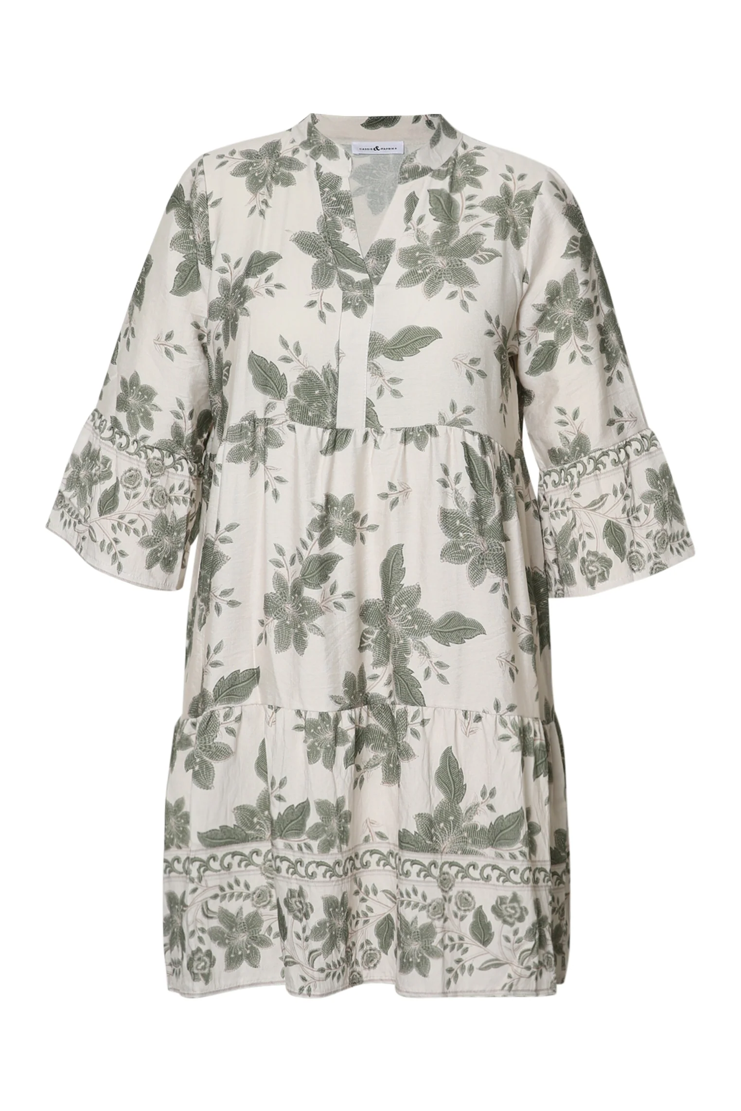 Korte jurk van viscose met bloemenprint - Image 21