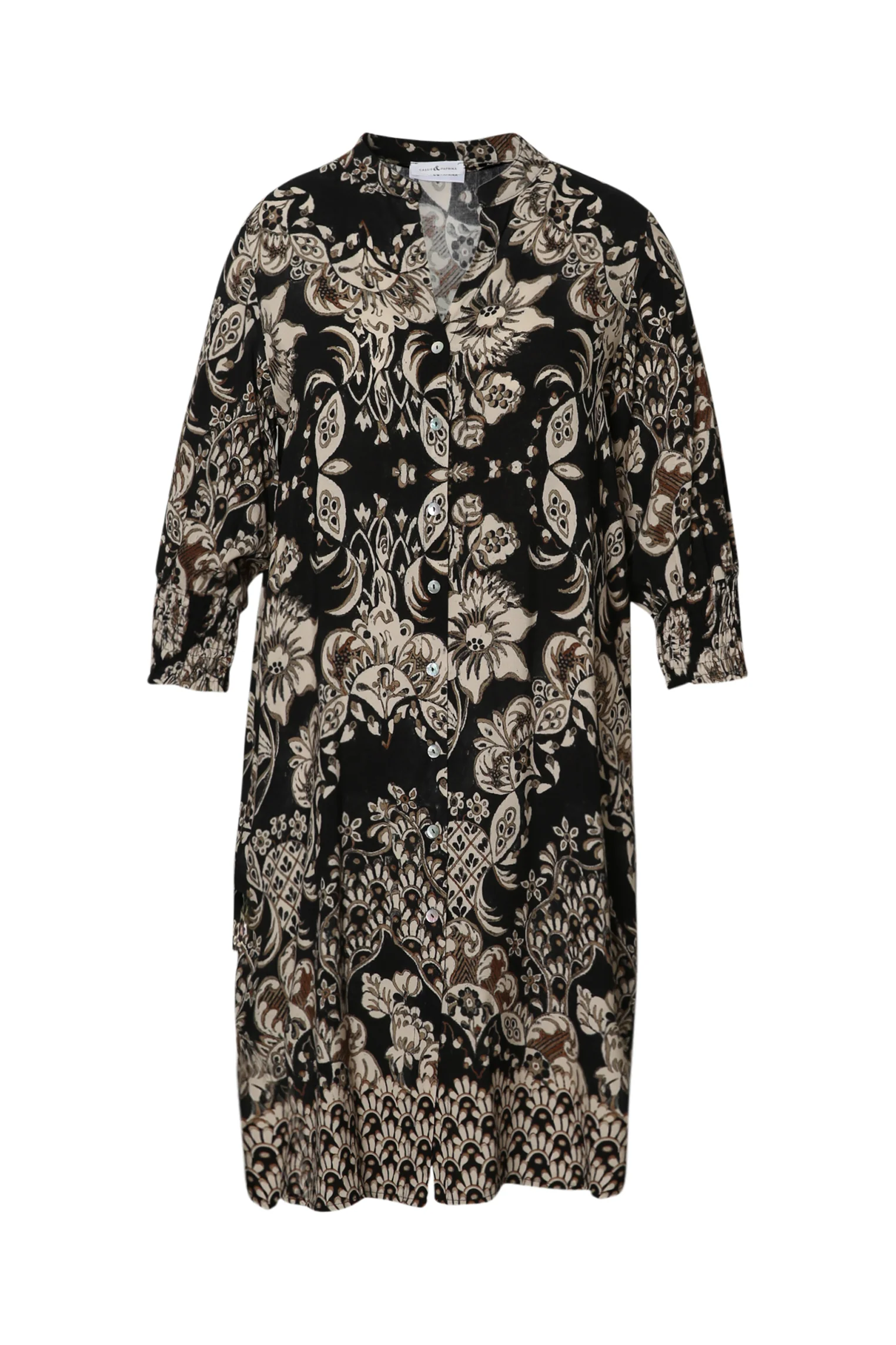 Korte jurk van viscose met bloemenprint - Image 10