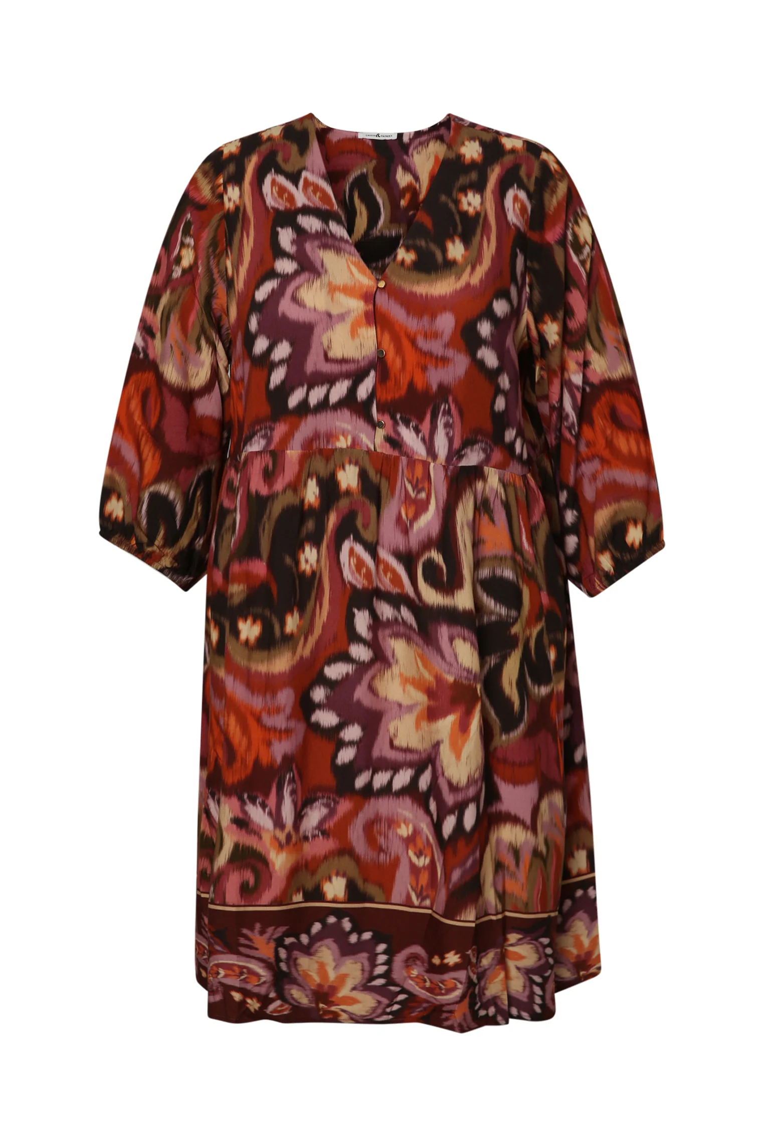 Jurk van viscose met paisleyprint - Image 8