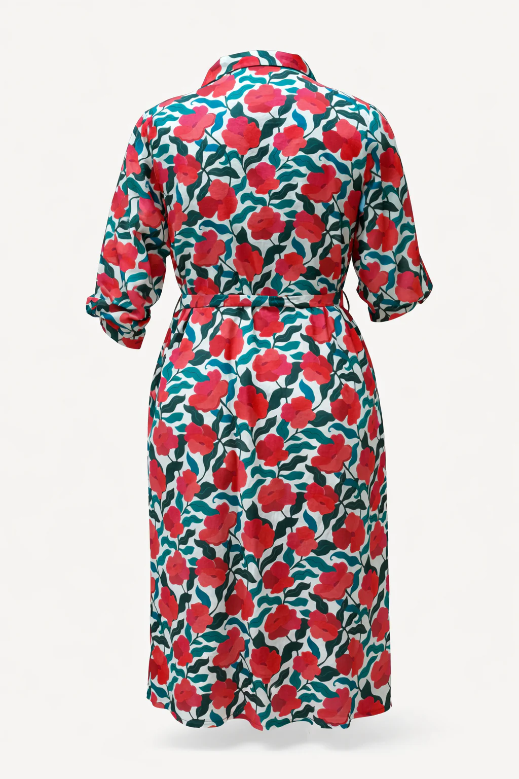 Jurk van viscose met bloemenprint - Image 11